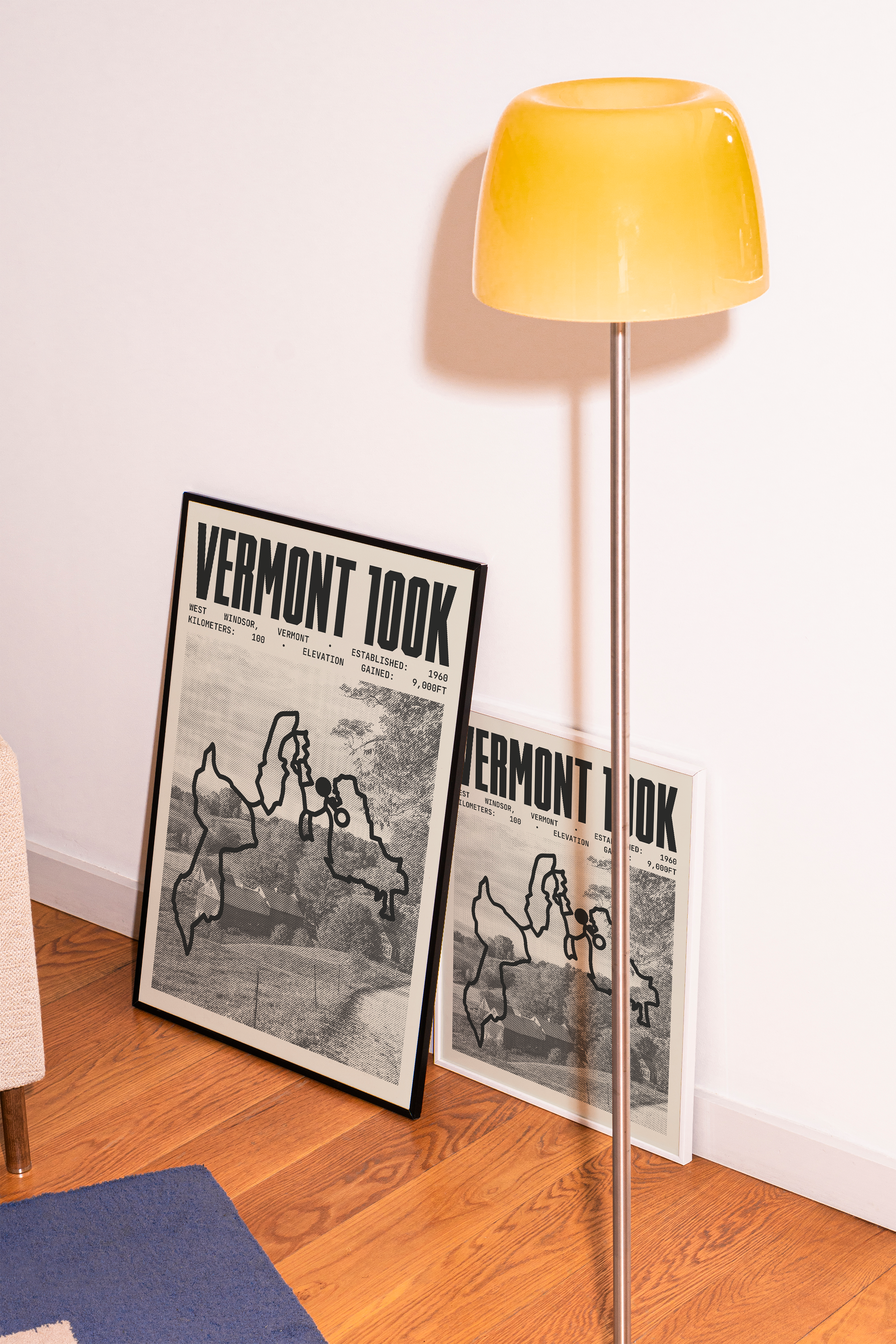 Vermont 100K Endurance Run Poster