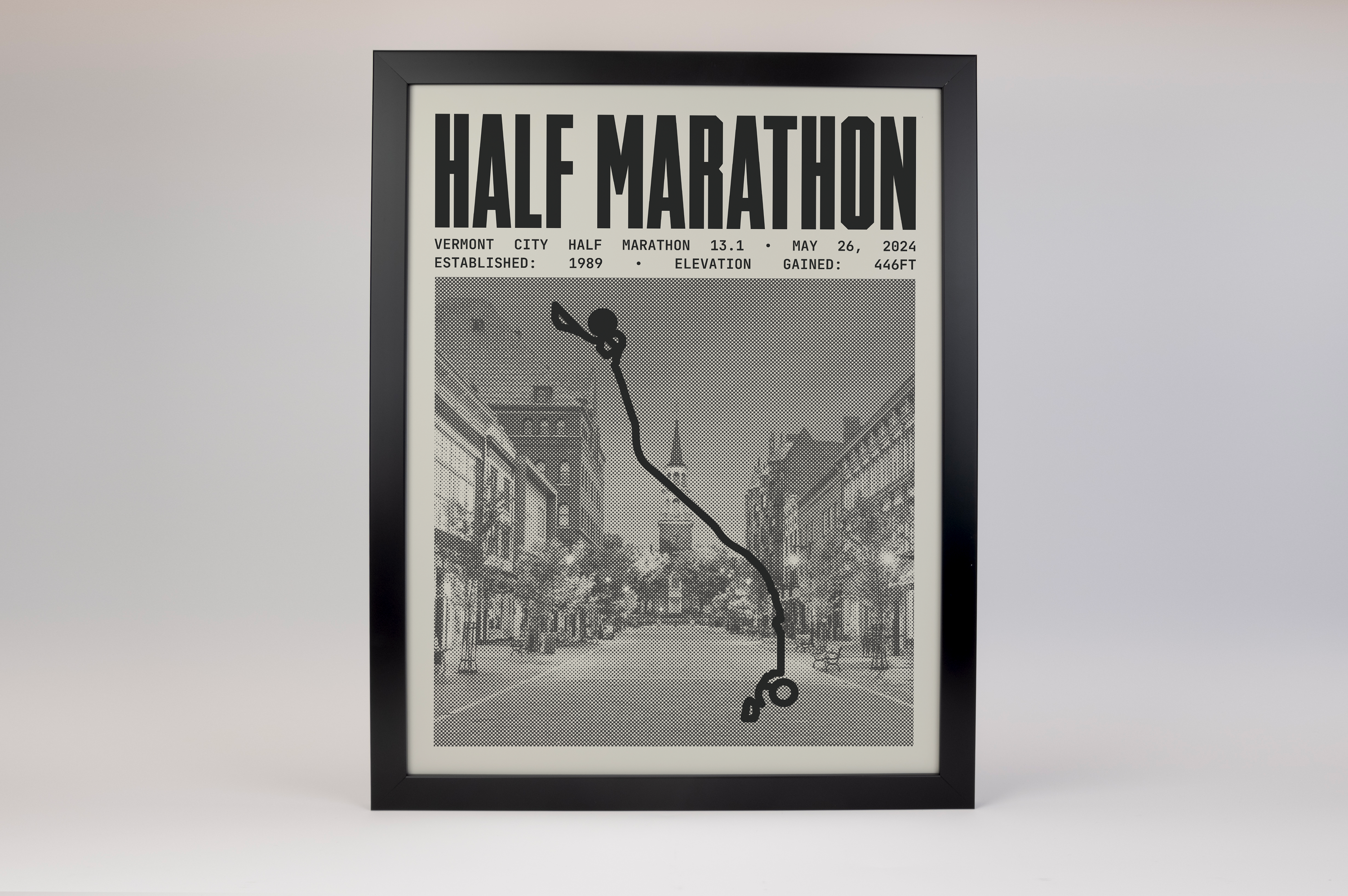 Vermont City Half-Marathon Poster