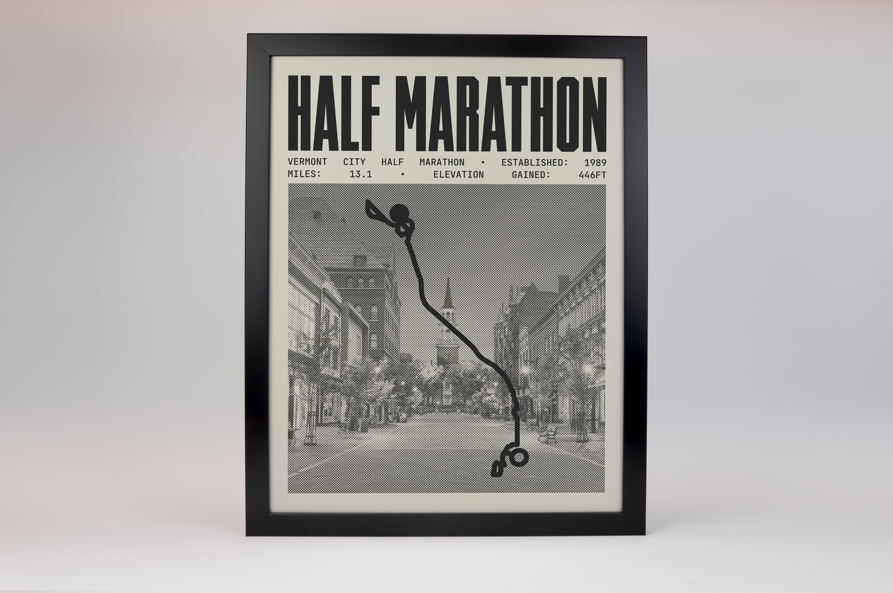 Vermont City Half-Marathon Poster