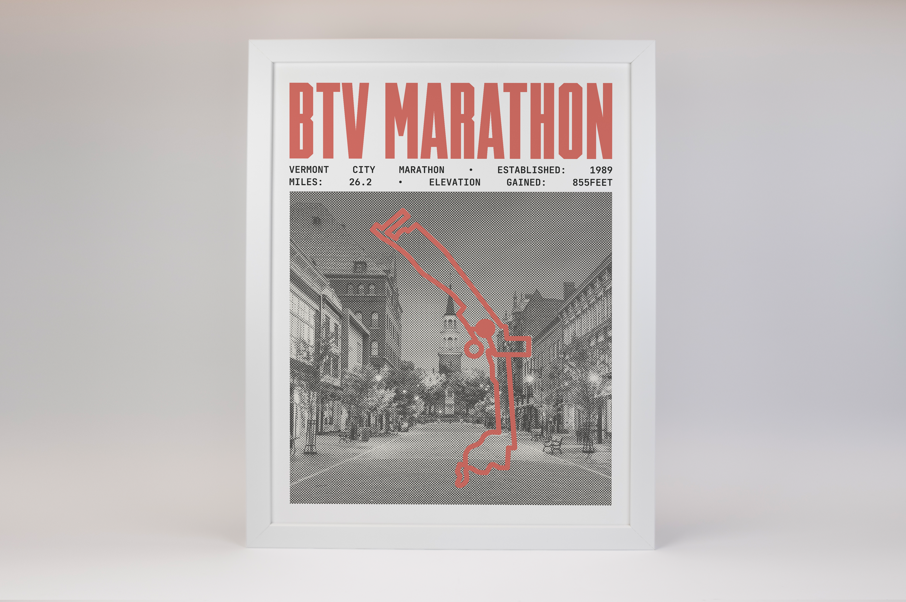 Vermont City Marathon Poster