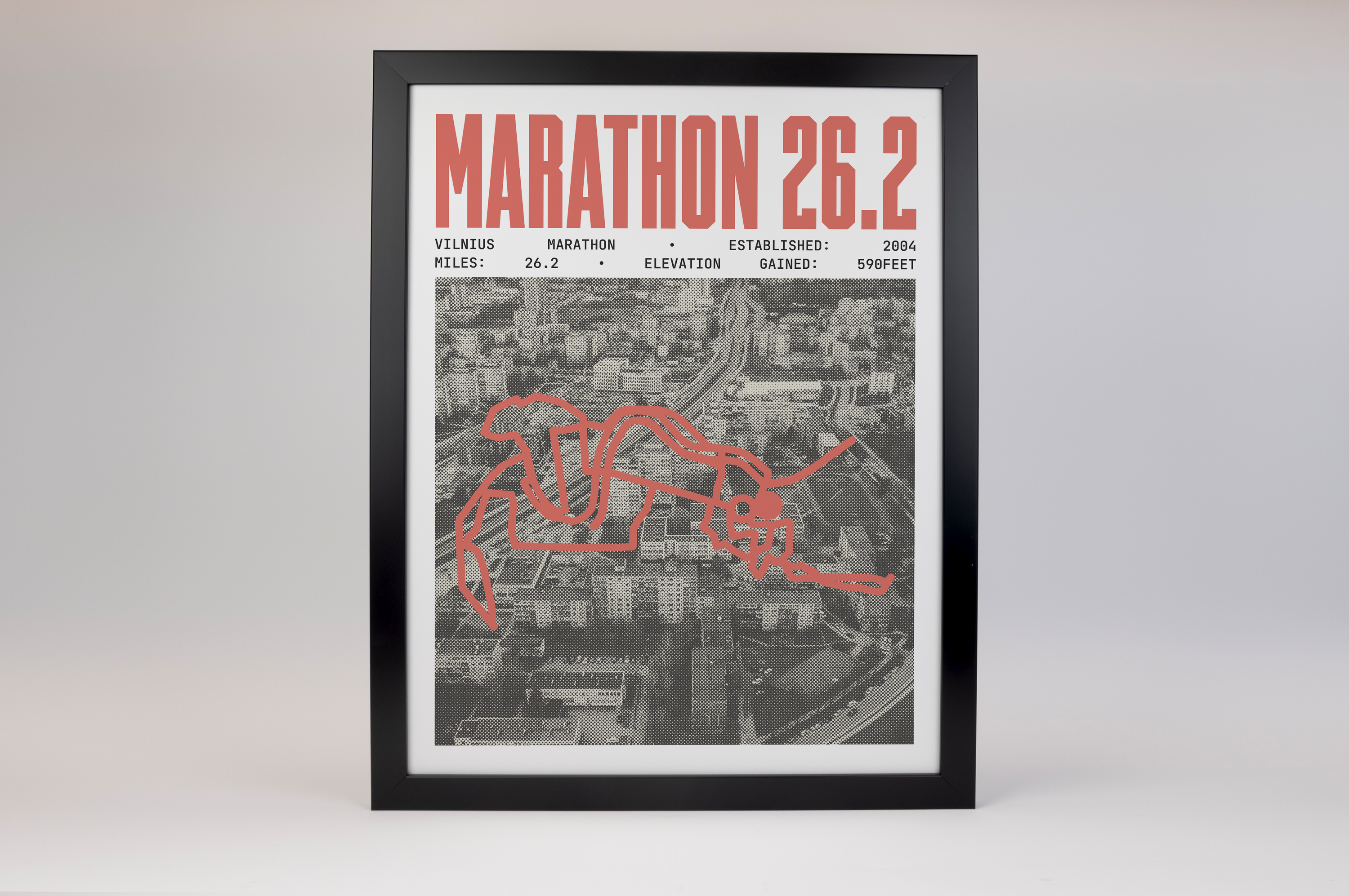 Vilnius Marathon Poster