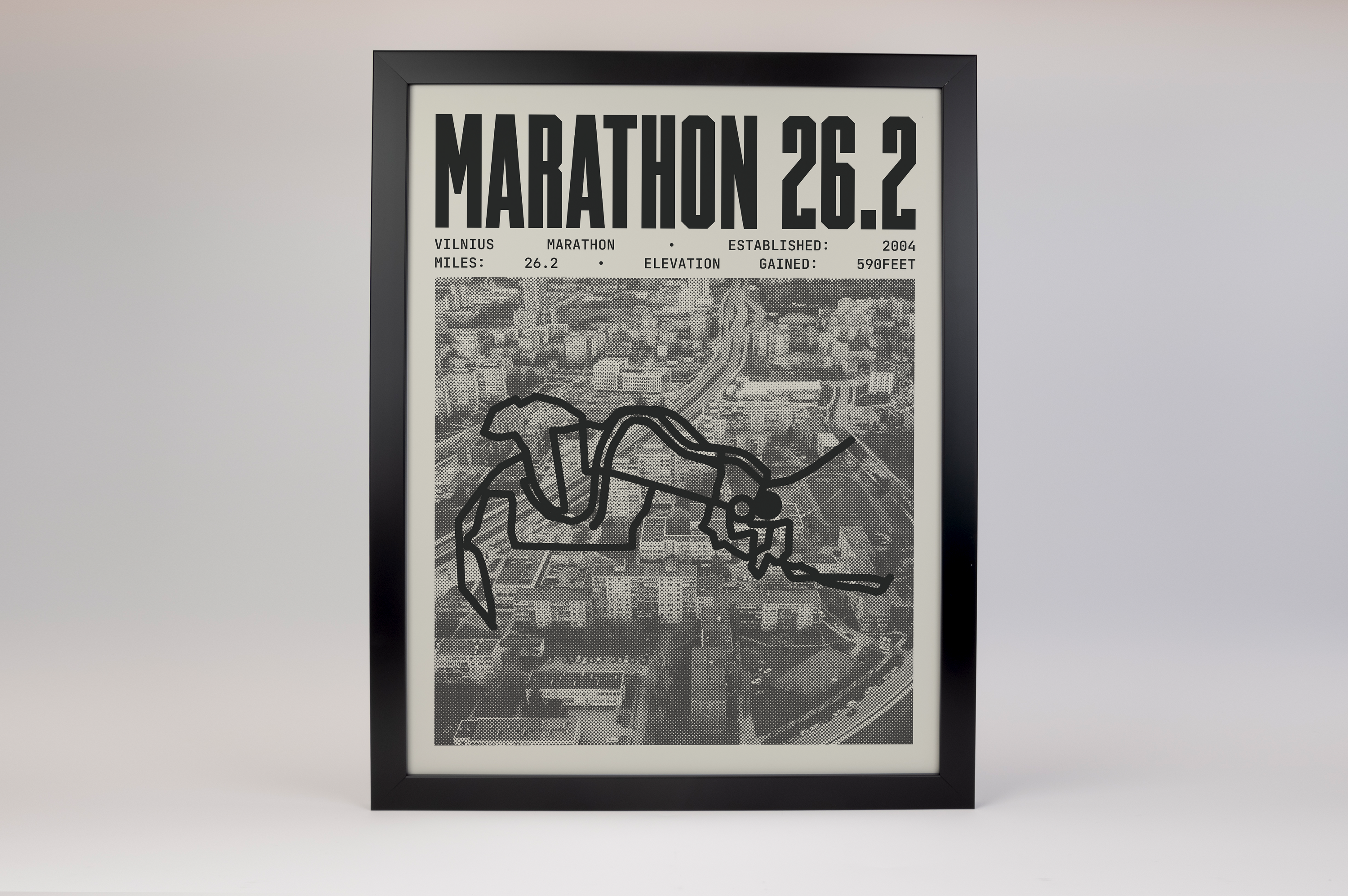 Vilnius Marathon Poster