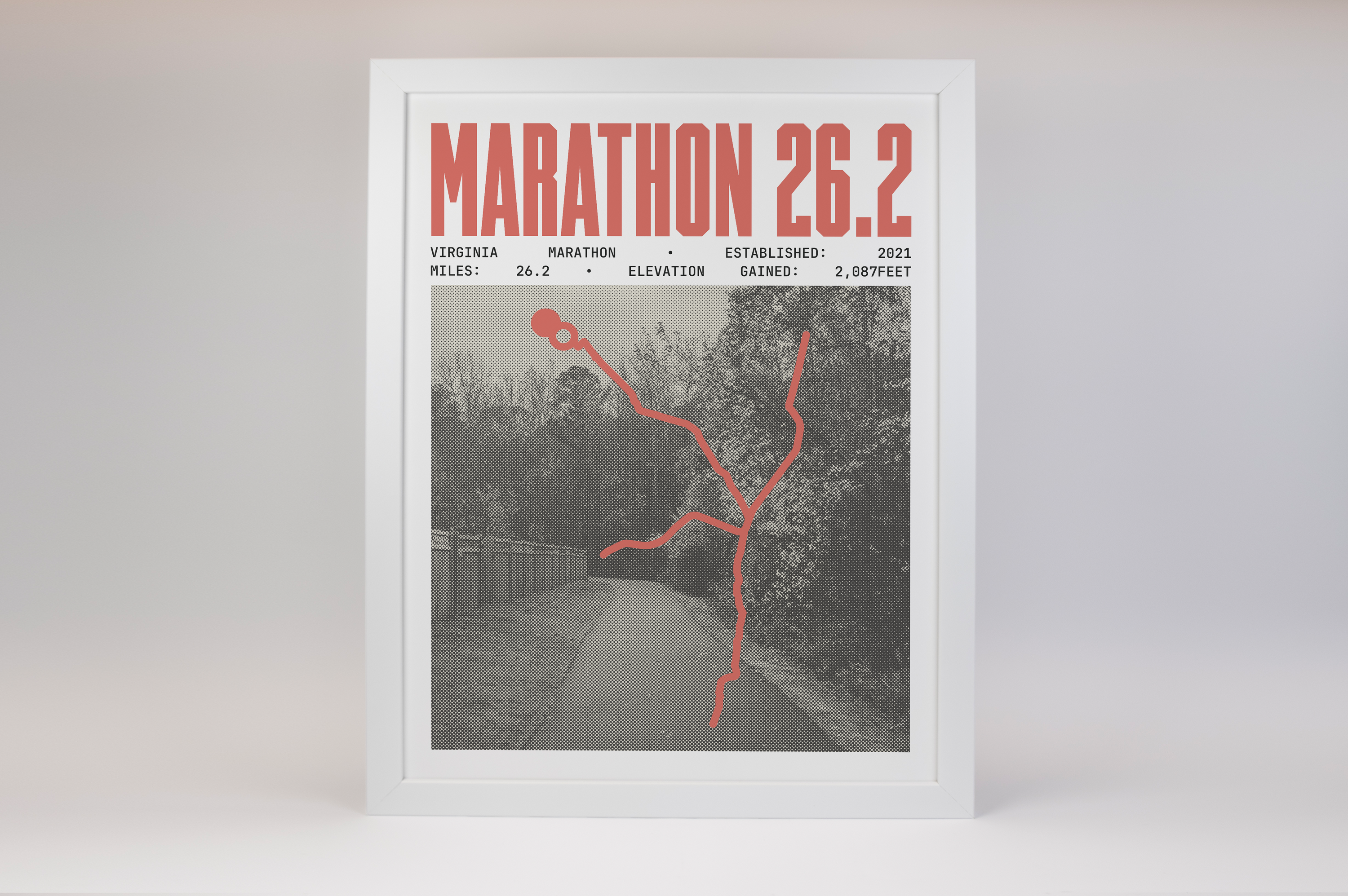Virginia Marathon Poster