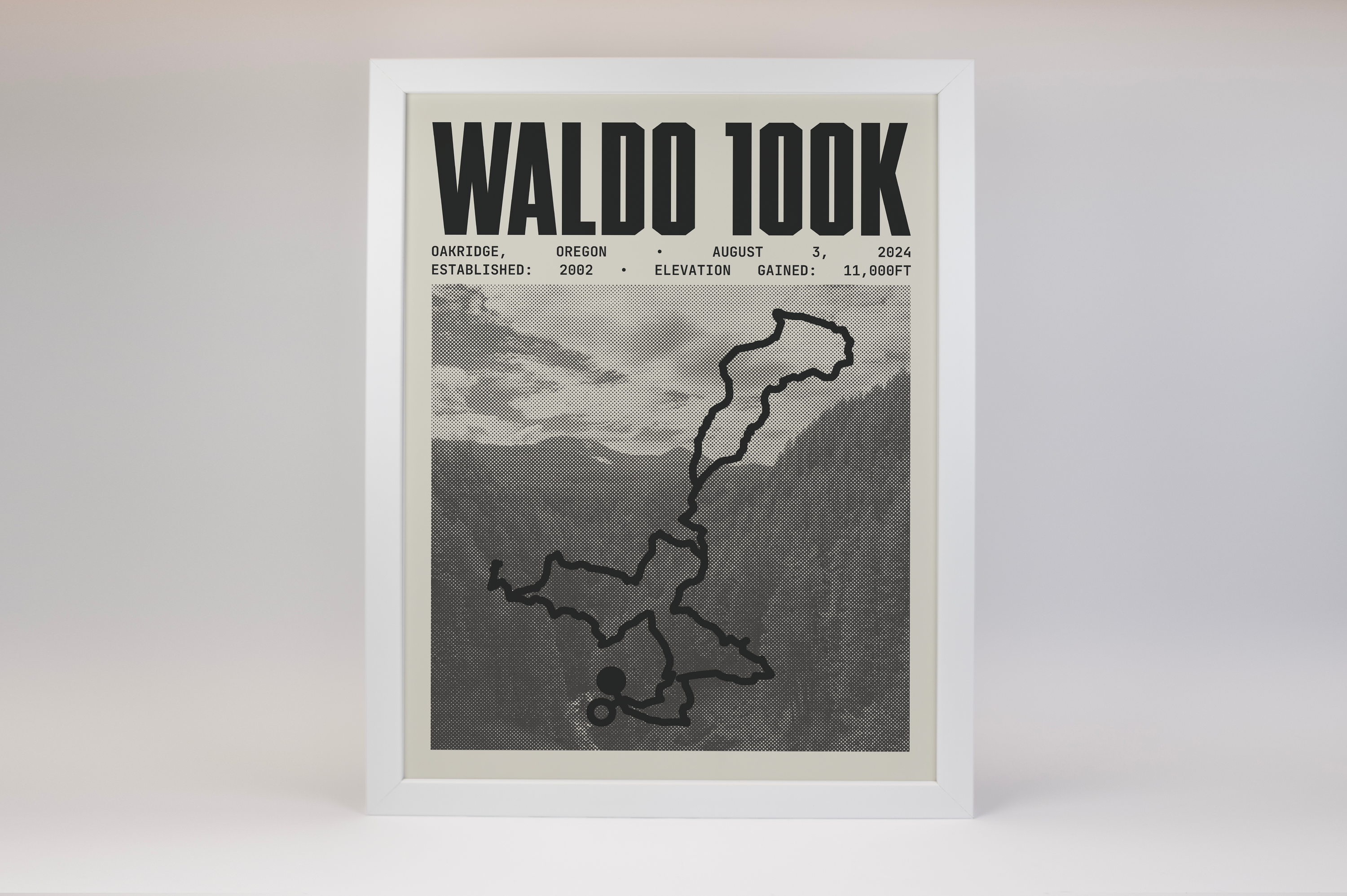 Waldo 100 Endurance Run Poster