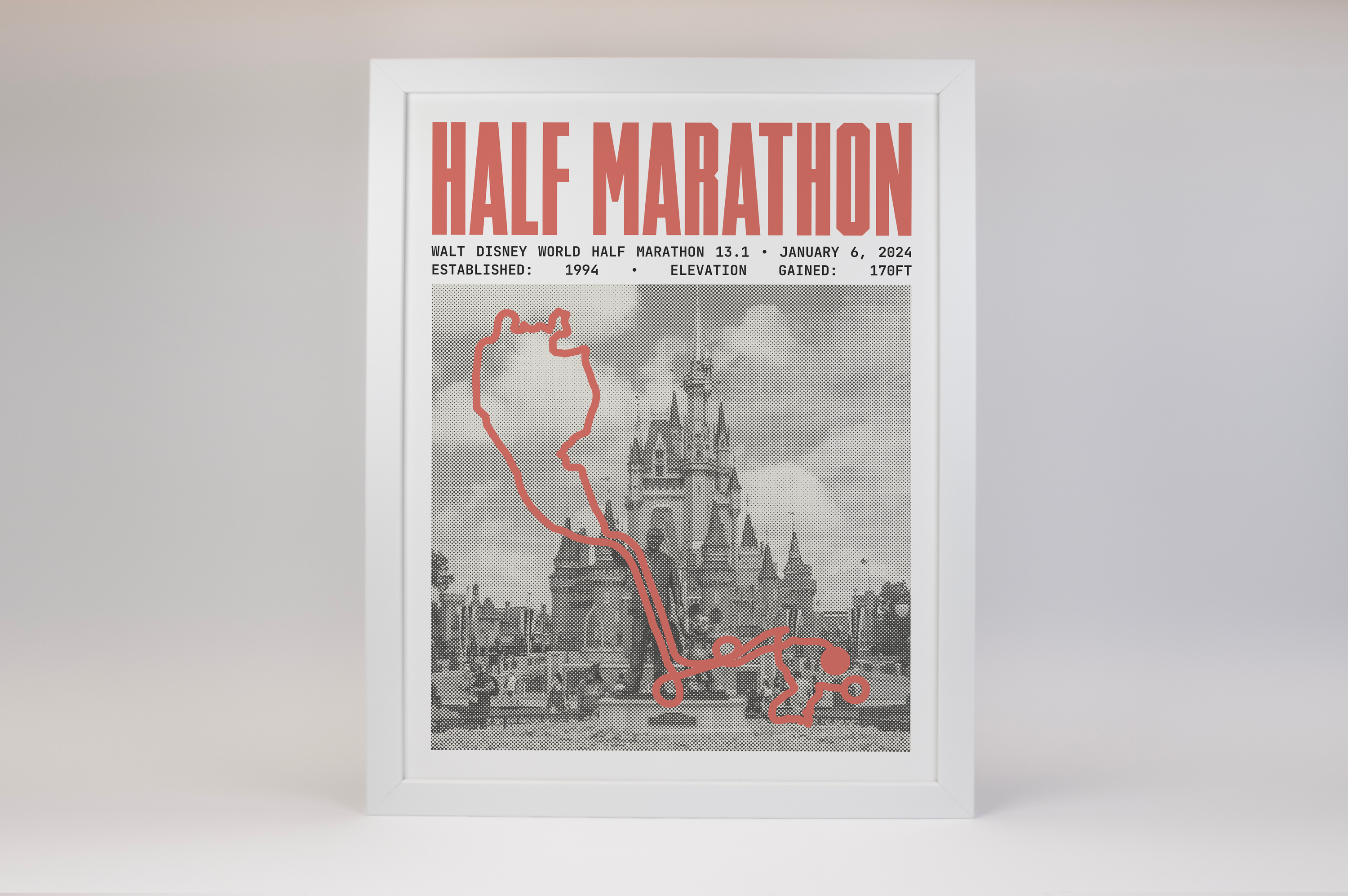 Walt Disney World Half-Marathon Poster