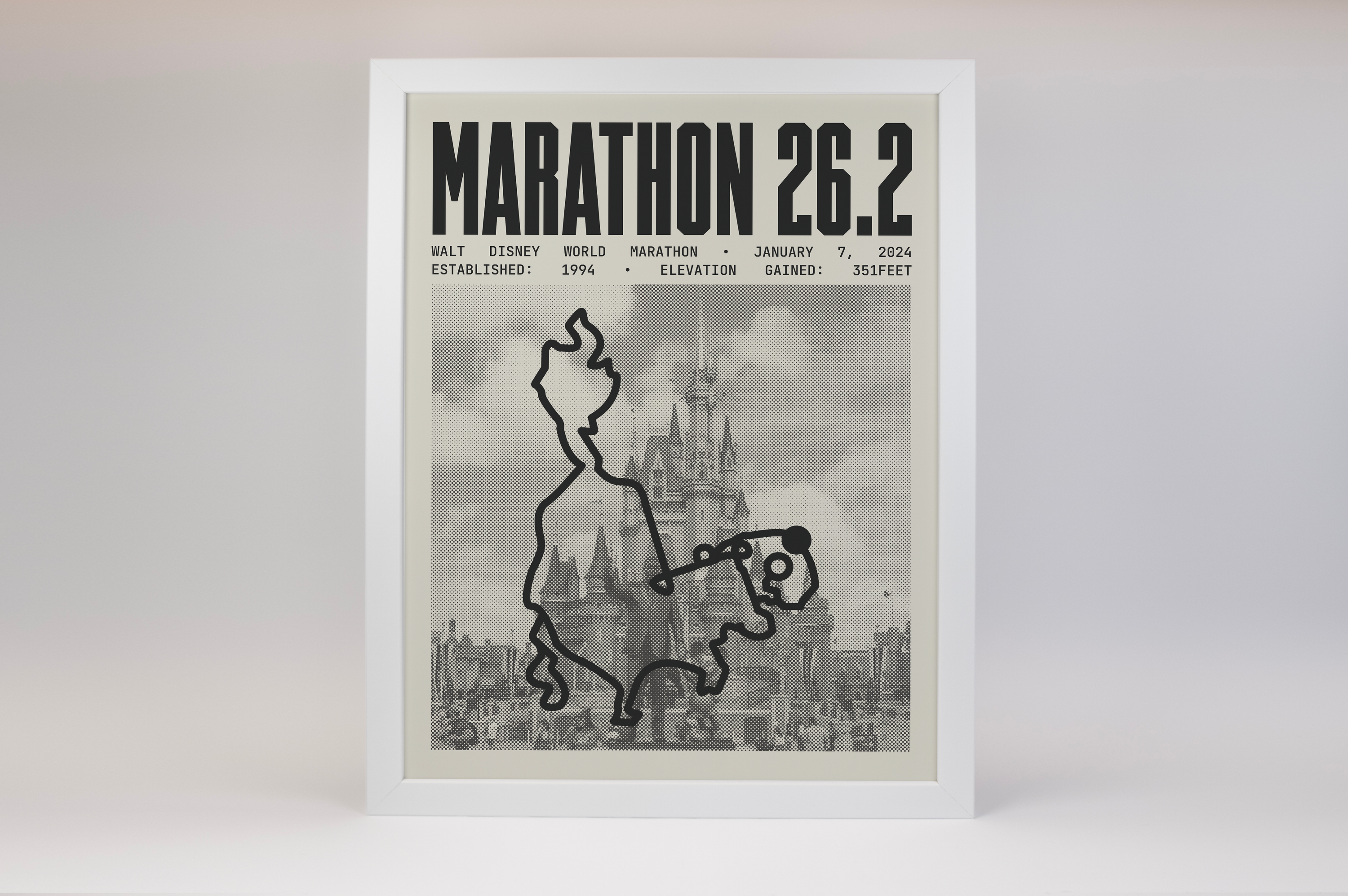 Walt Disney World Marathon Poster