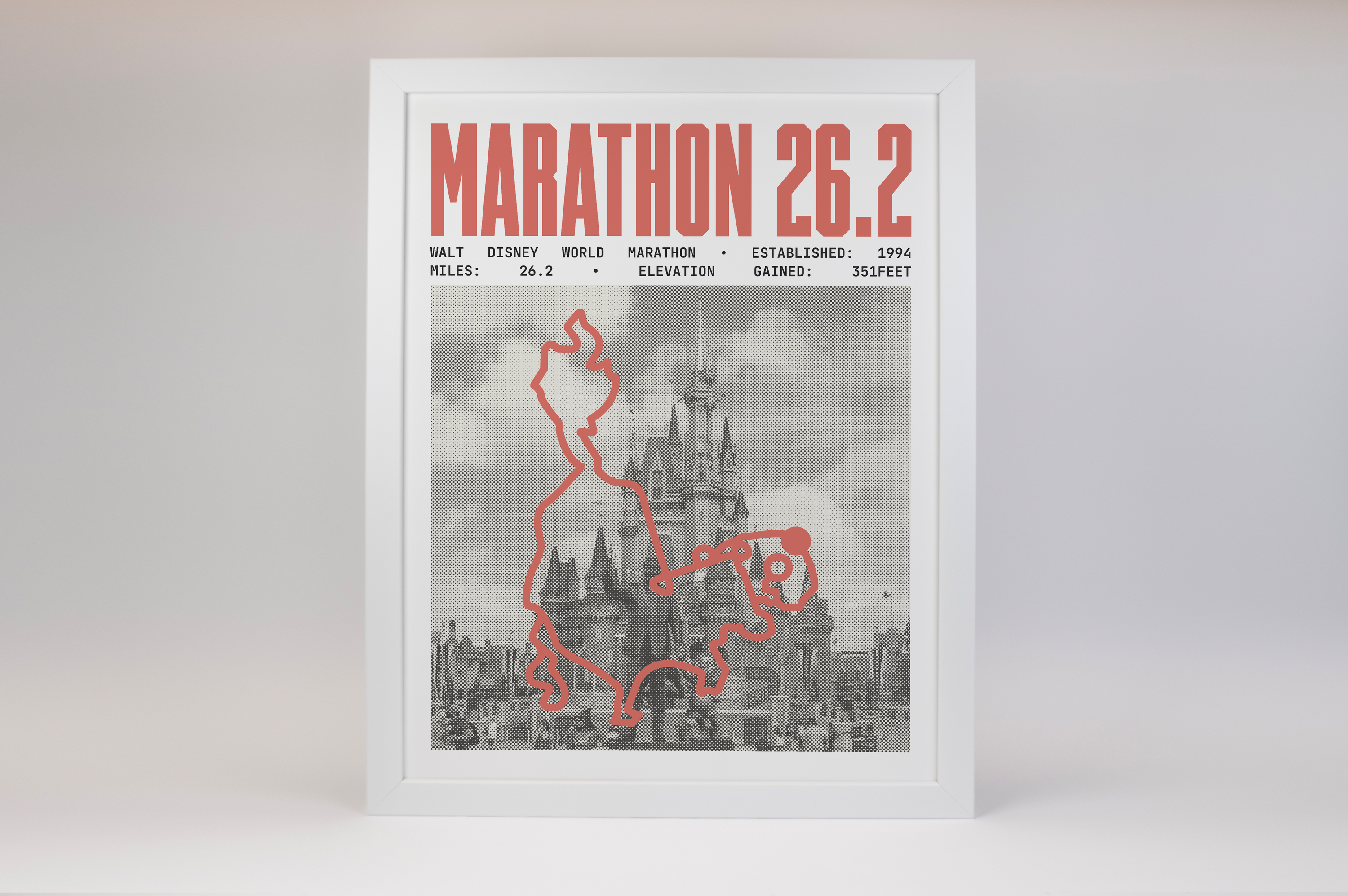 Walt Disney World Marathon Poster