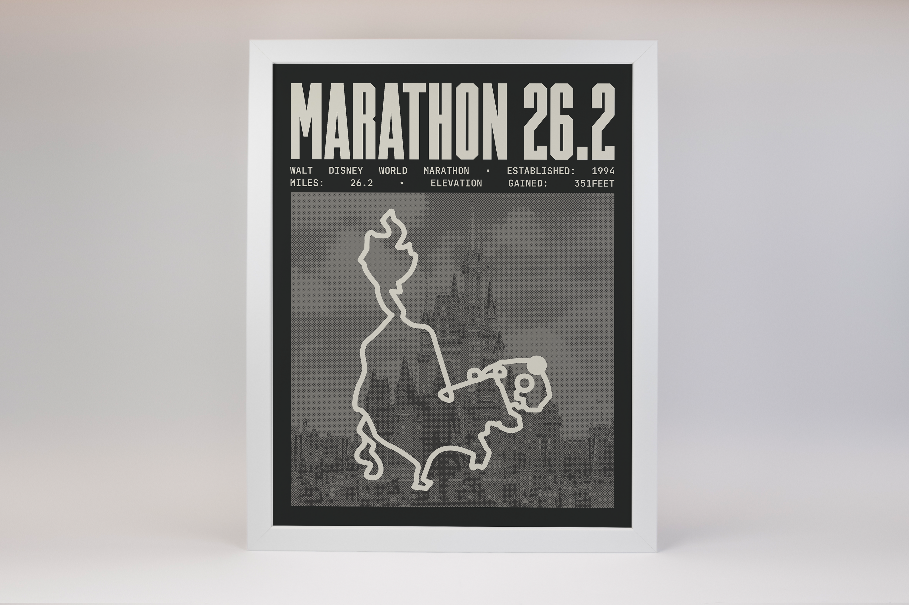 Walt Disney World Marathon Poster