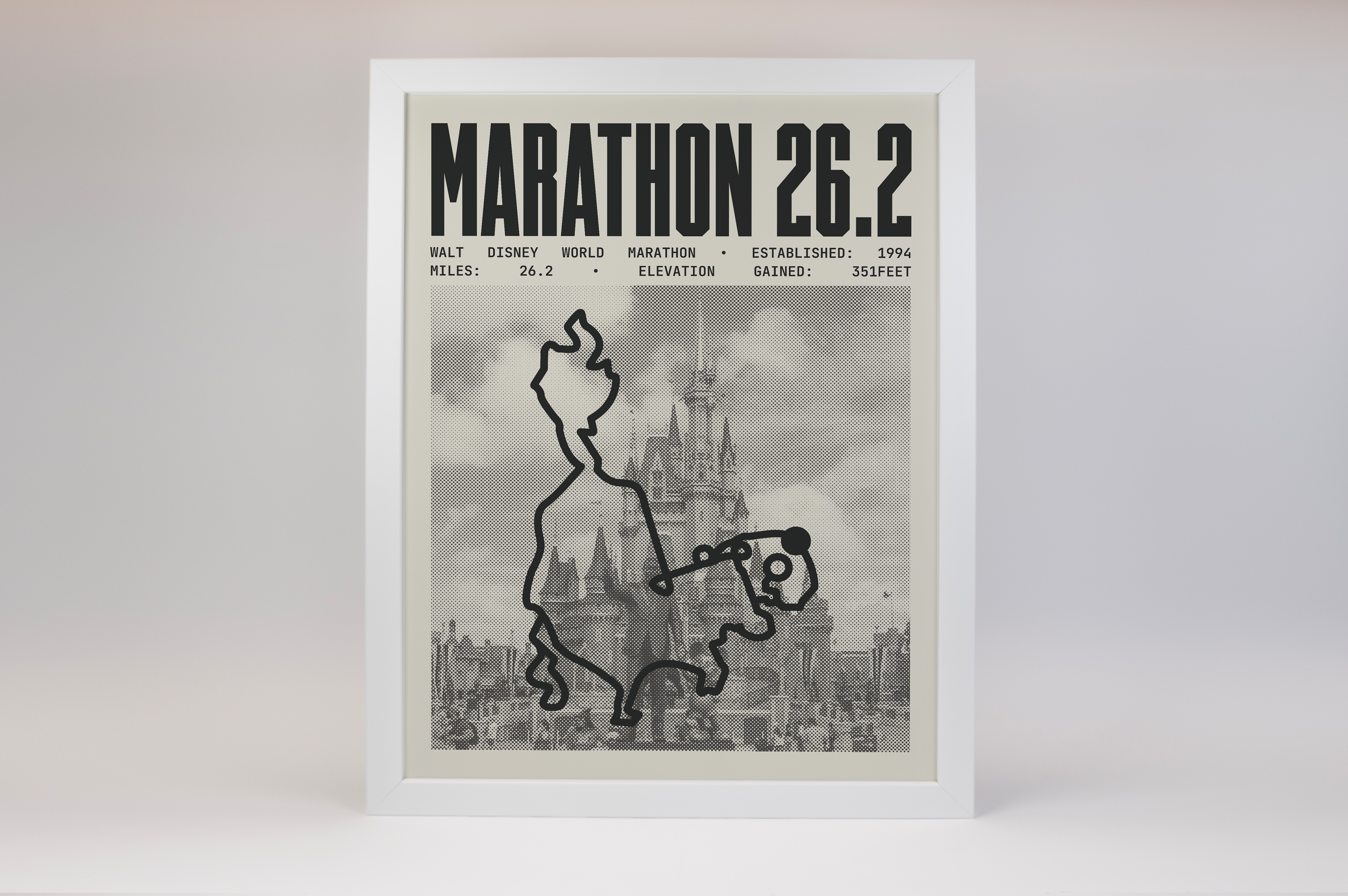 Walt Disney World Marathon Poster