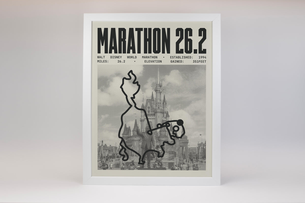 Walt Disney World Marathon Poster