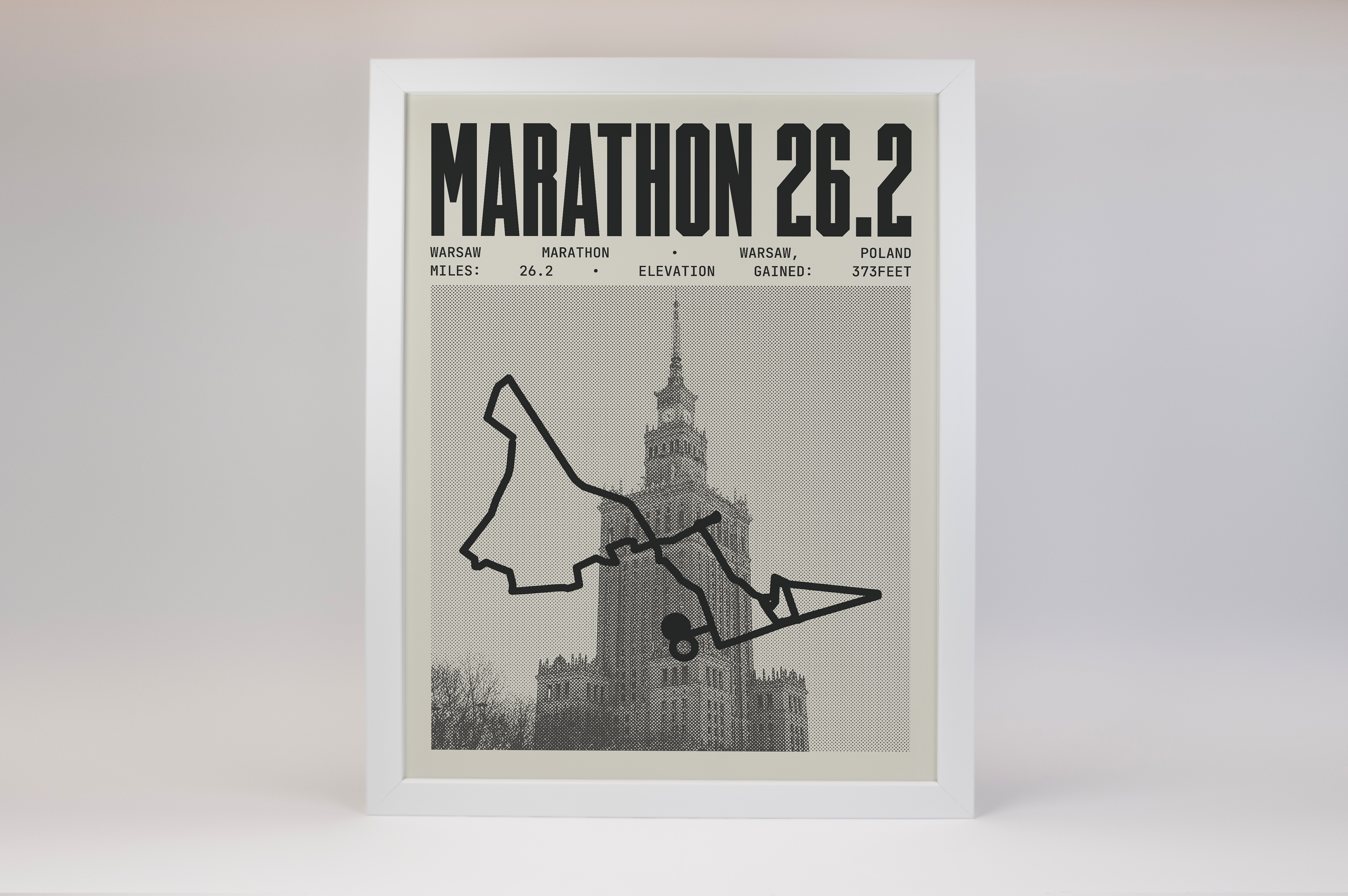 Warsaw Marathon Poster