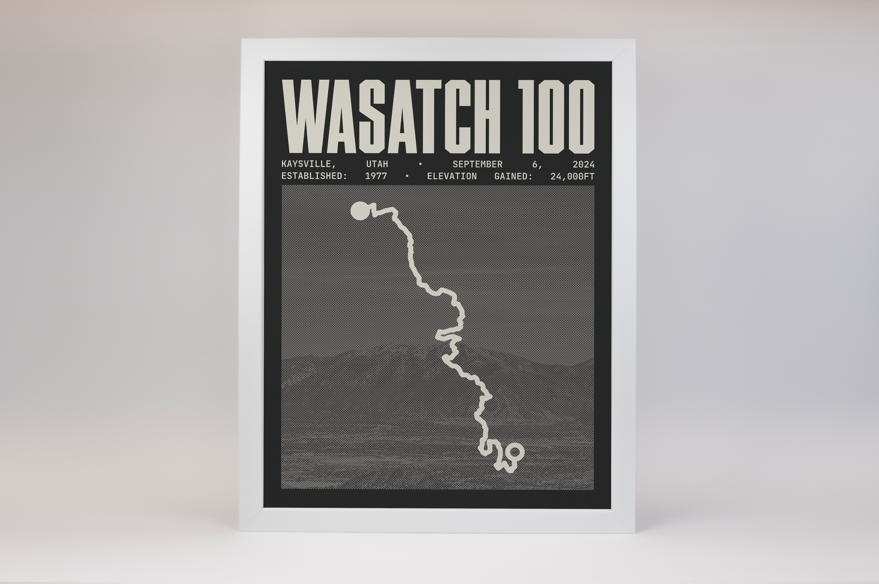 Wasatch 100 Endurance Run Poster