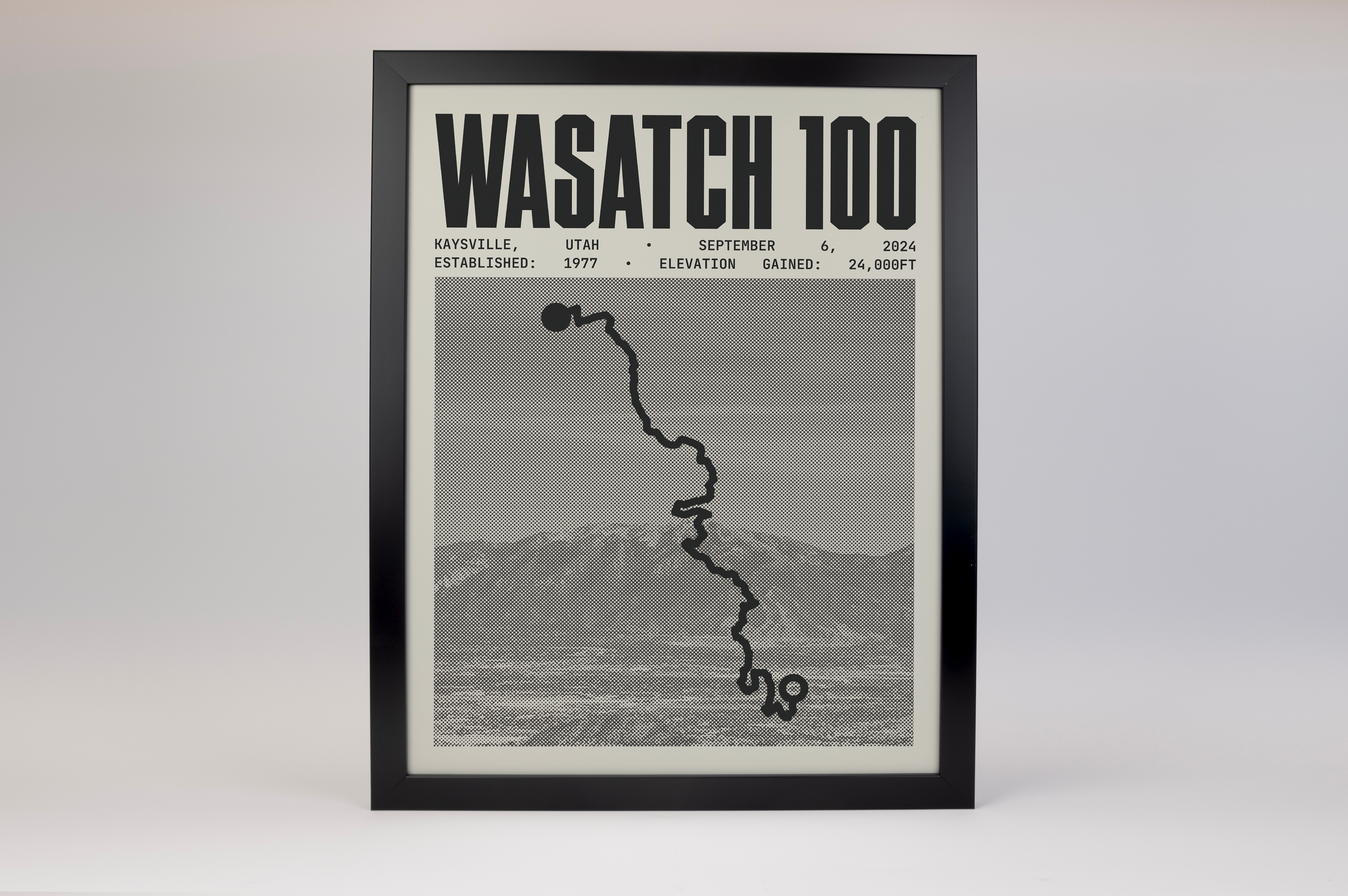 Wasatch 100 Endurance Run Poster