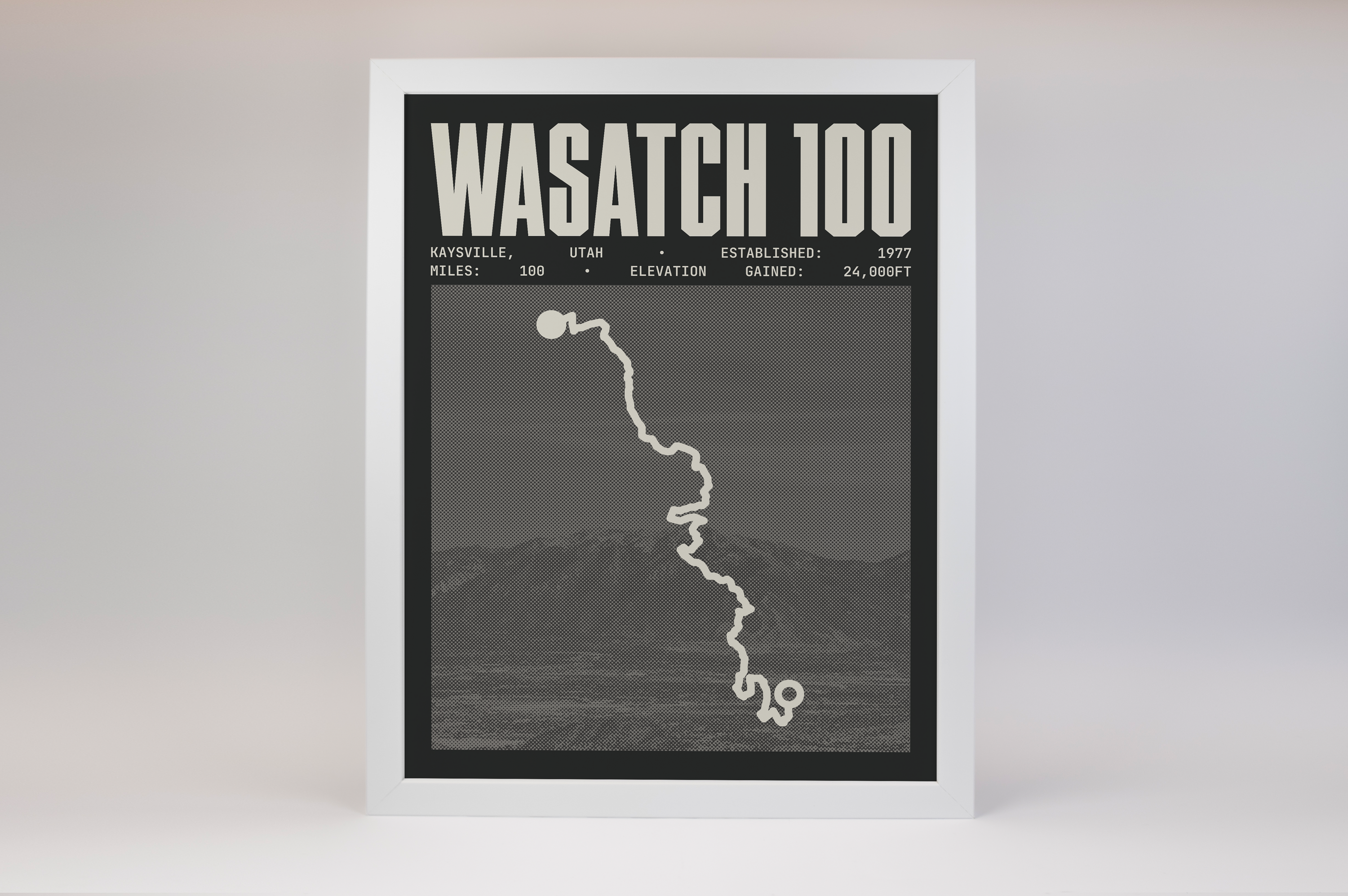Wasatch 100 Endurance Run Poster