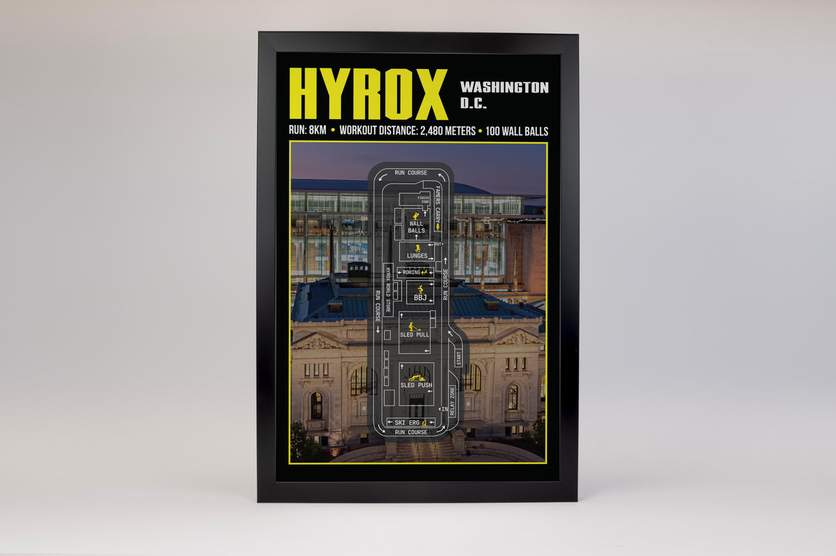 Hyrox Washington D.C. Poster