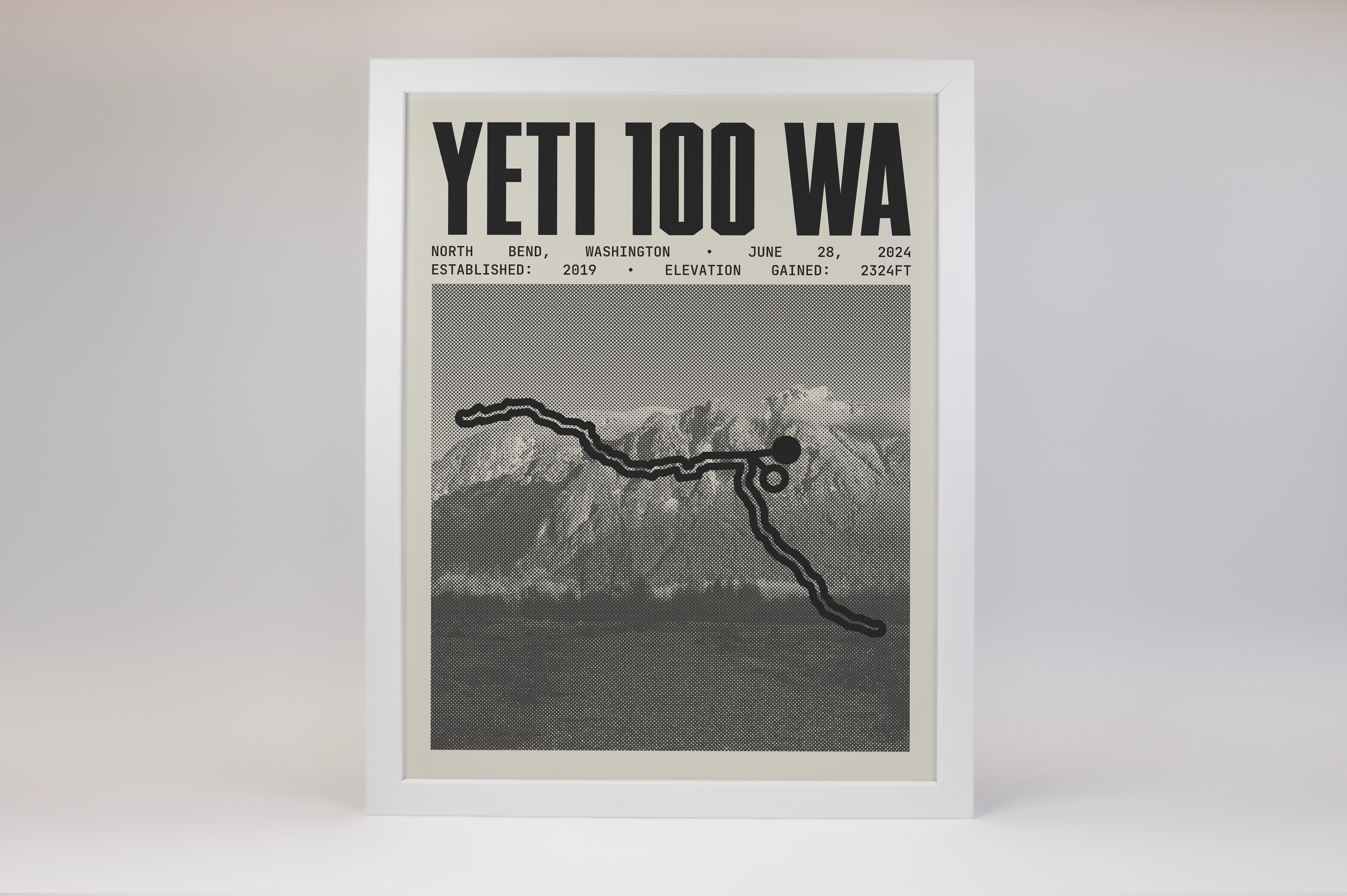 Washington Yeti 100 Mile Endurance Run Poster