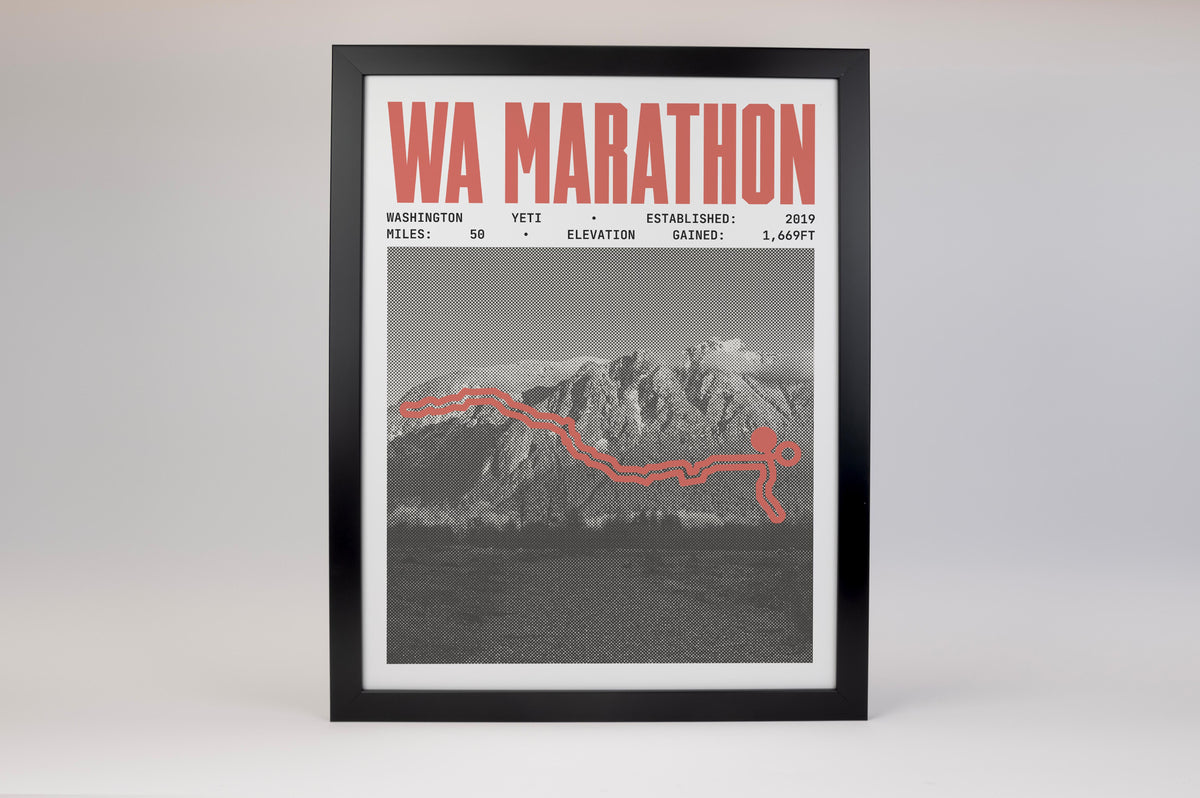 Washington Yeti 50 Mile Endurance Run Poster