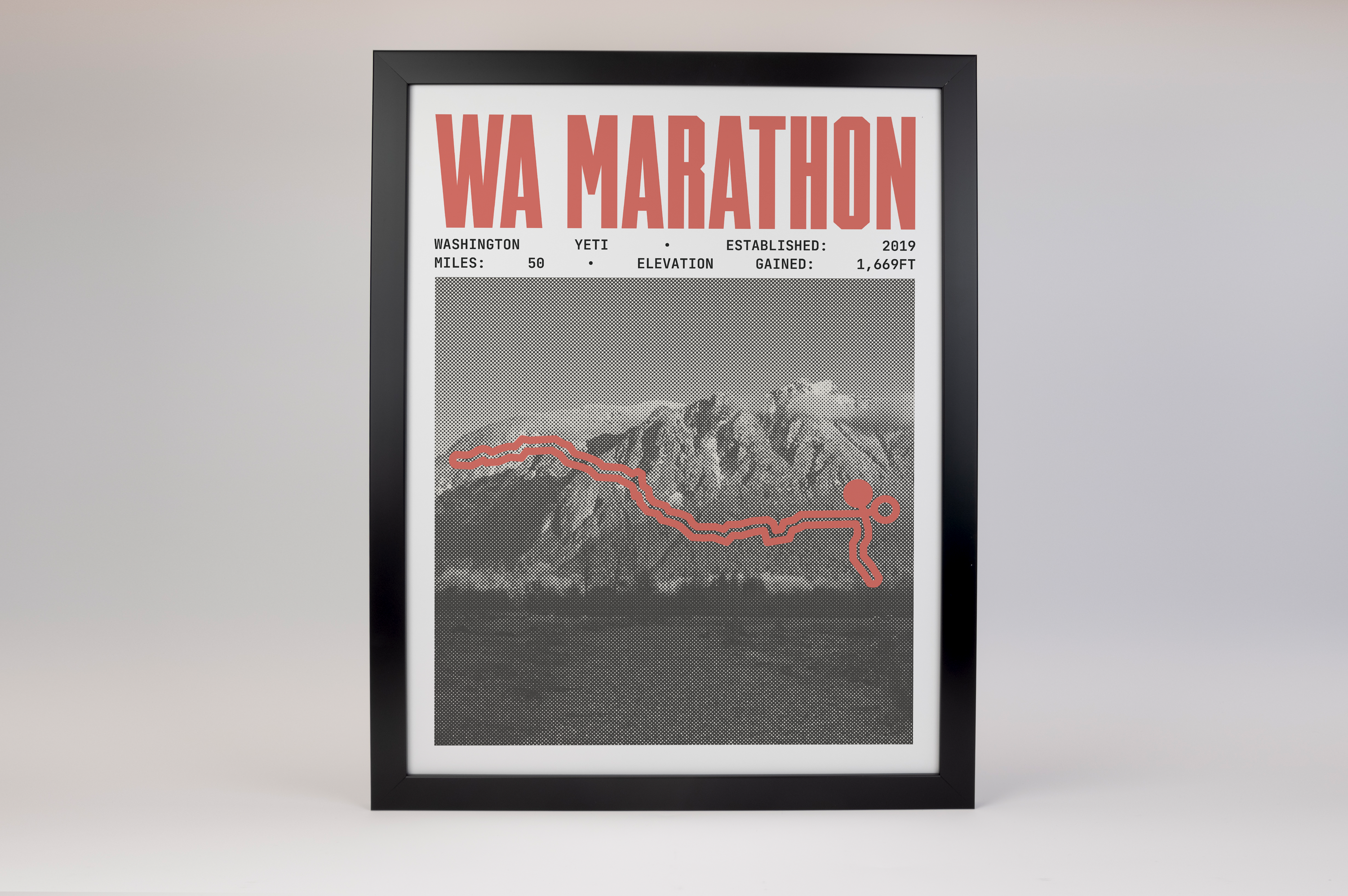 Washington Yeti 50 Mile Endurance Run Poster