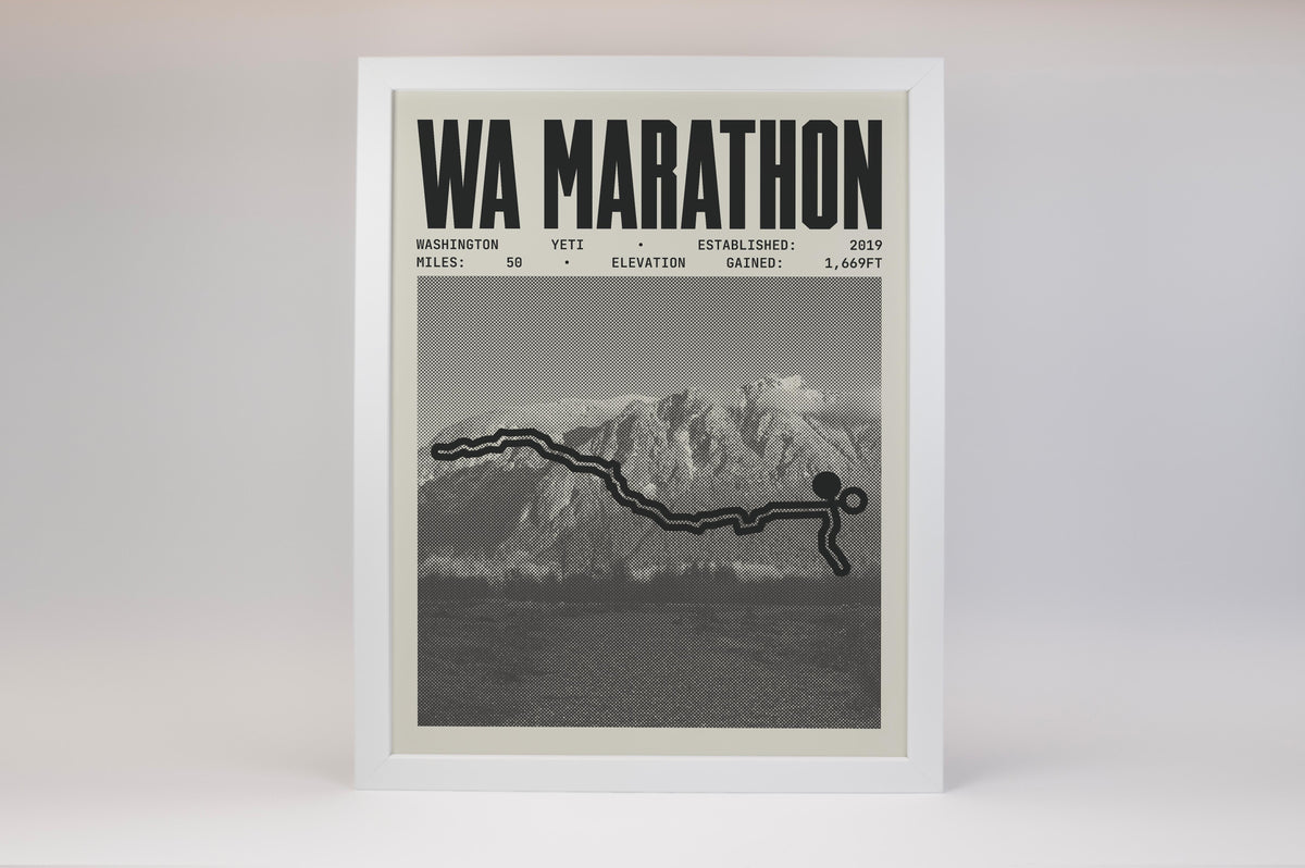 Washington Yeti 50 Mile Endurance Run Poster