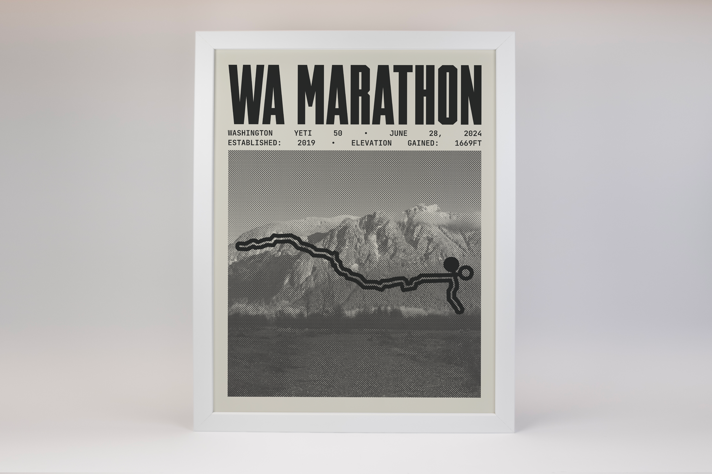 Washington Yeti 50 Mile Endurance Run Poster