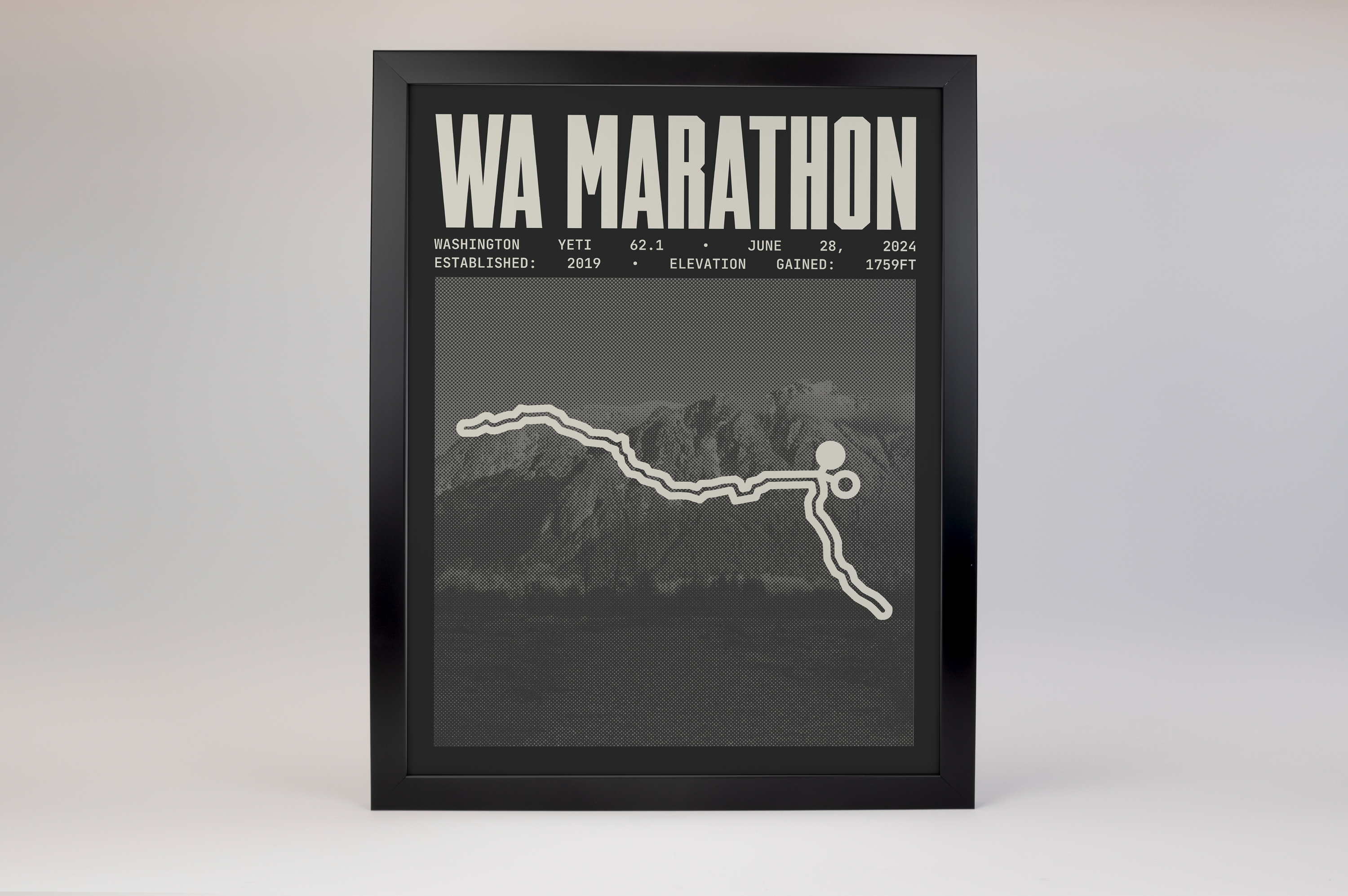 Washington Yeti 62 Mile Endurance Run Poster