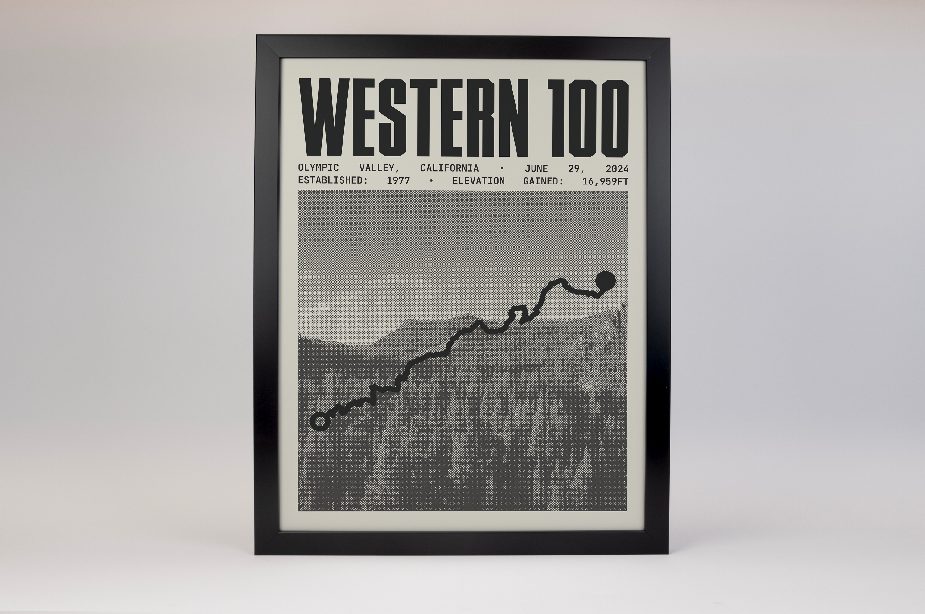 Western 100 Endurance Run Poster