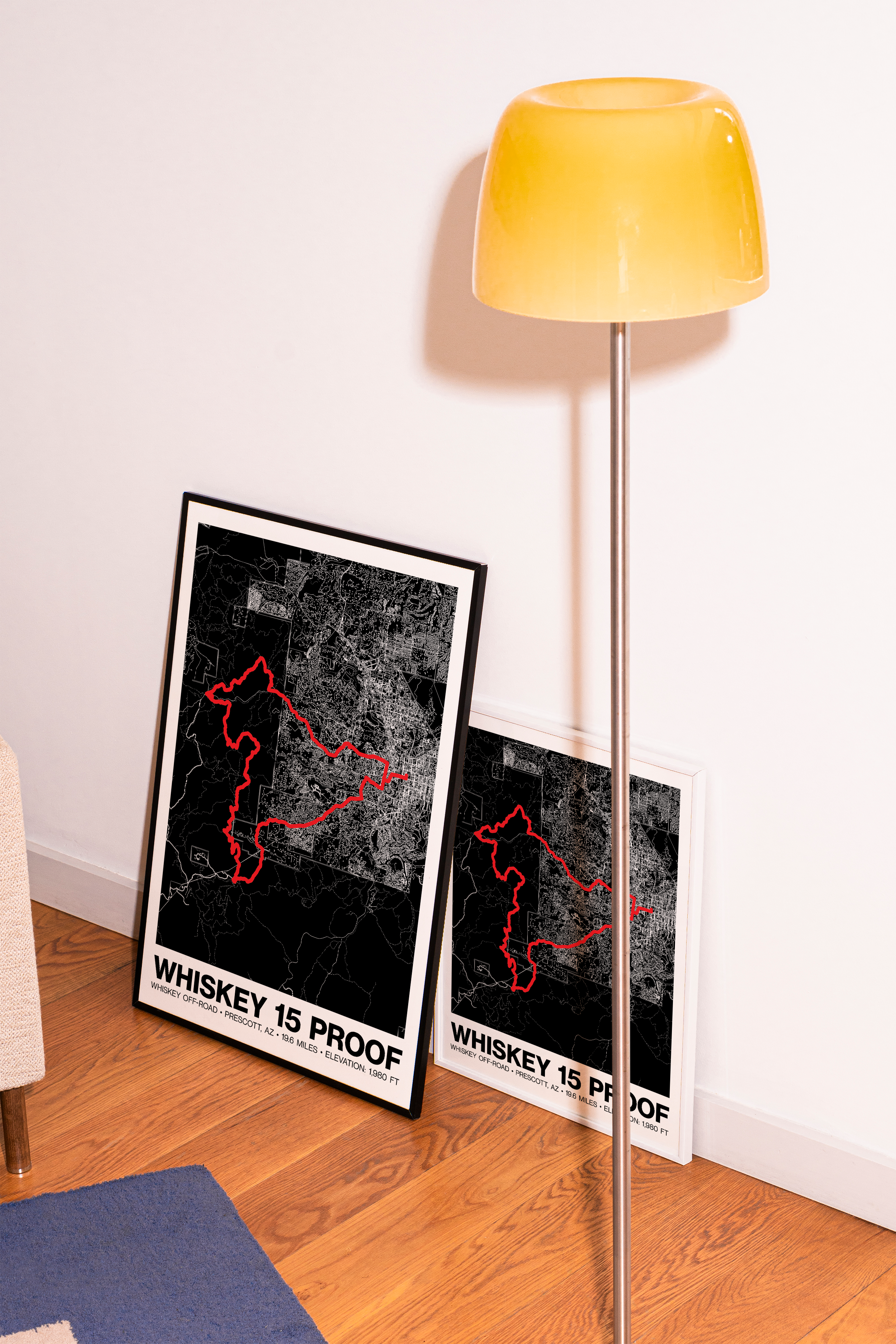 Whiskey Off-Road 15 Proof Poster - Grid Style