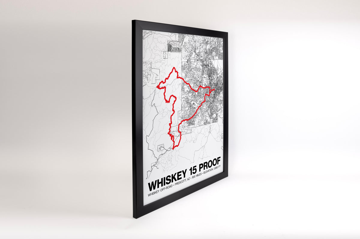 Whiskey Off-Road 15 Proof Poster - Grid Style