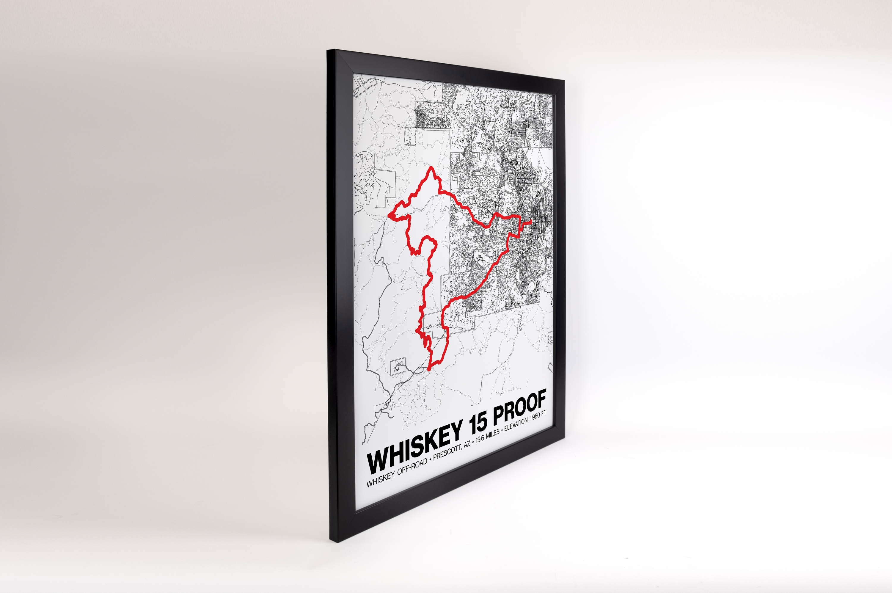 Whiskey Off-Road 15 Proof Poster - Grid Style