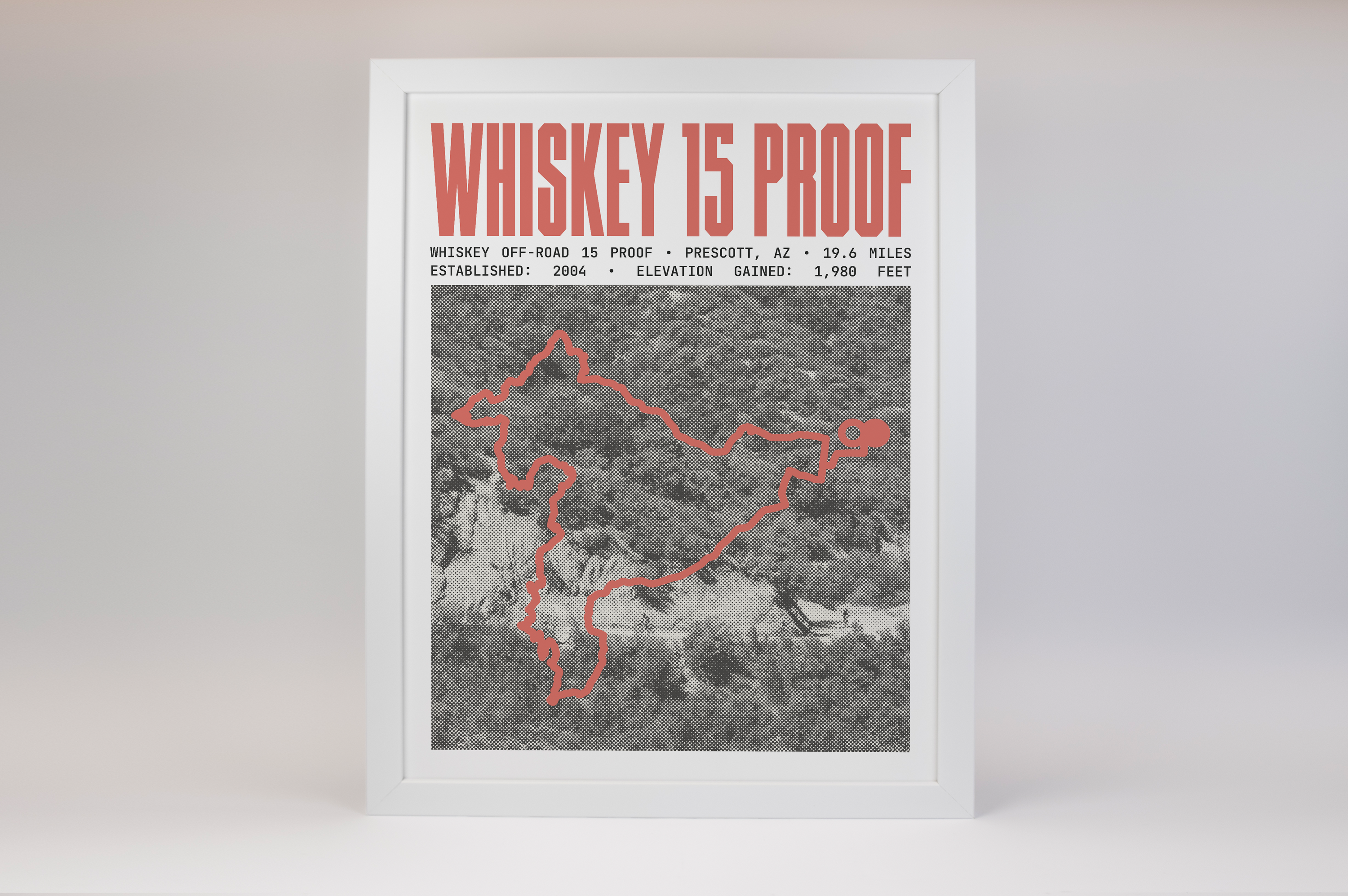 Whiskey Off-Road 15 Proof Poster