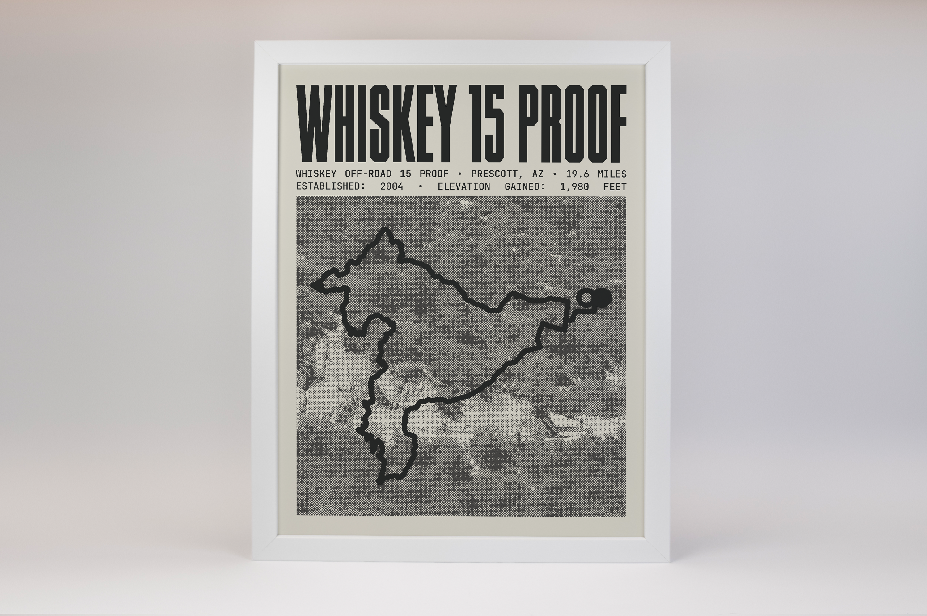 Whiskey Off-Road 15 Proof Poster