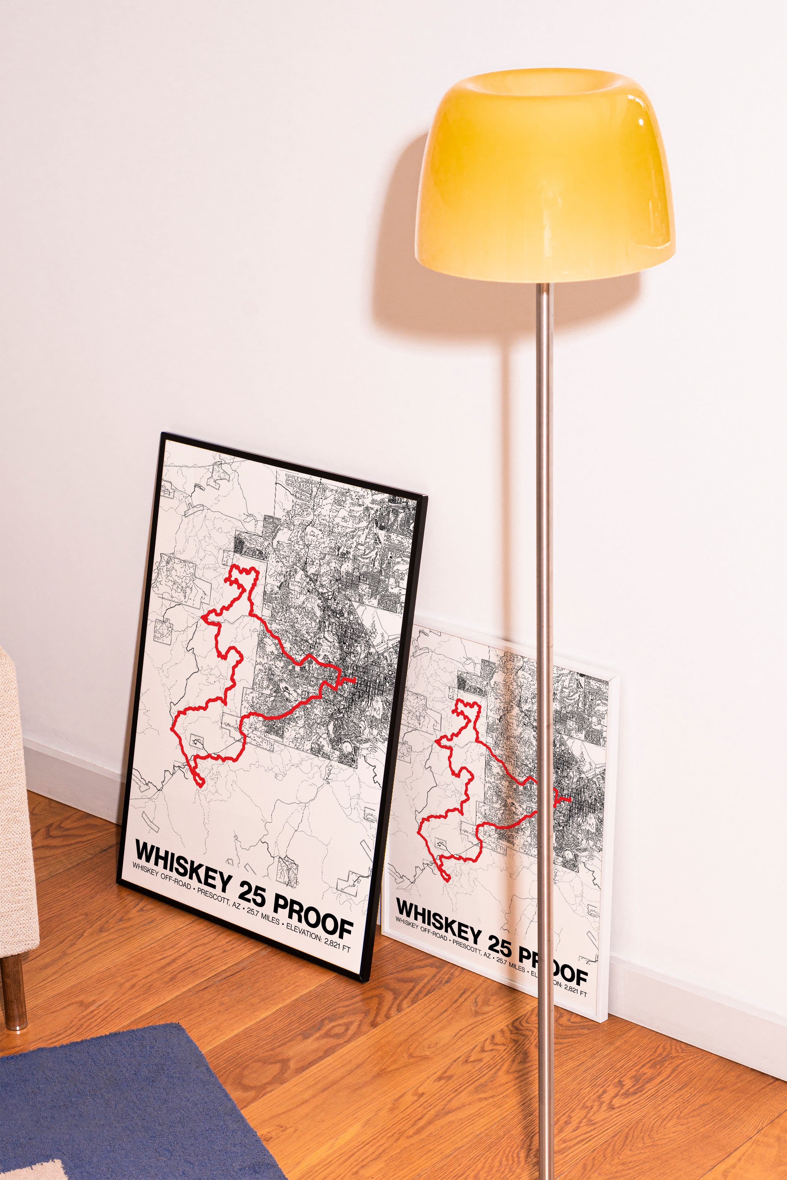 Whiskey Off-Road 25 Proof Poster - Grid Style
