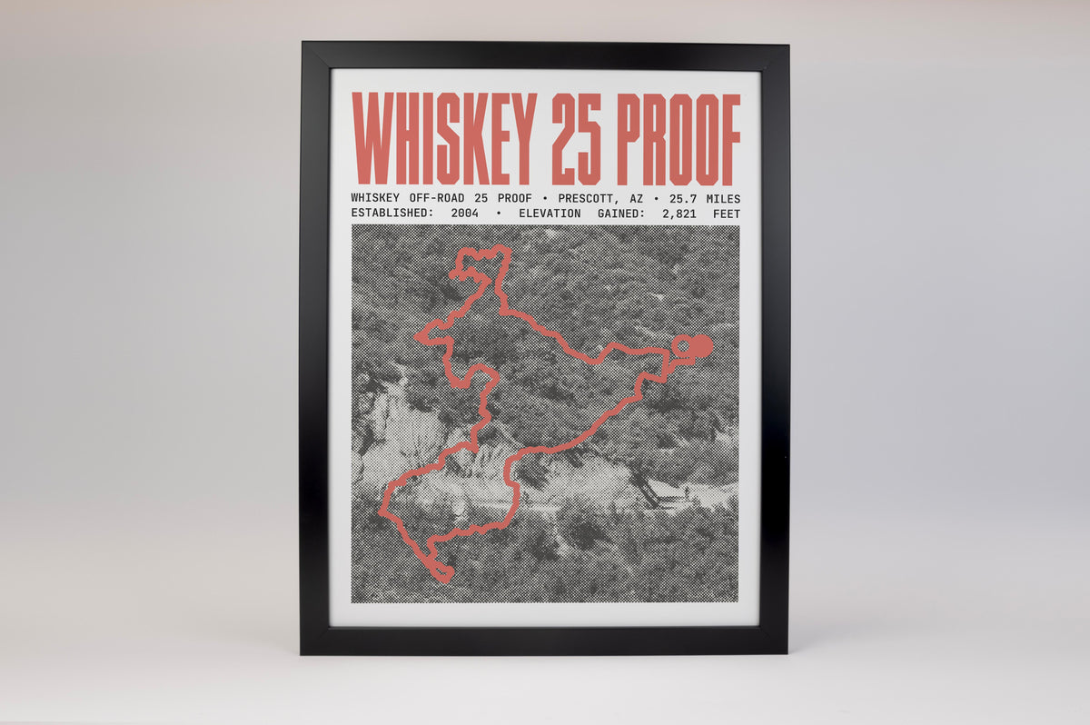 Whiskey Off-Road 25 Proof Poster