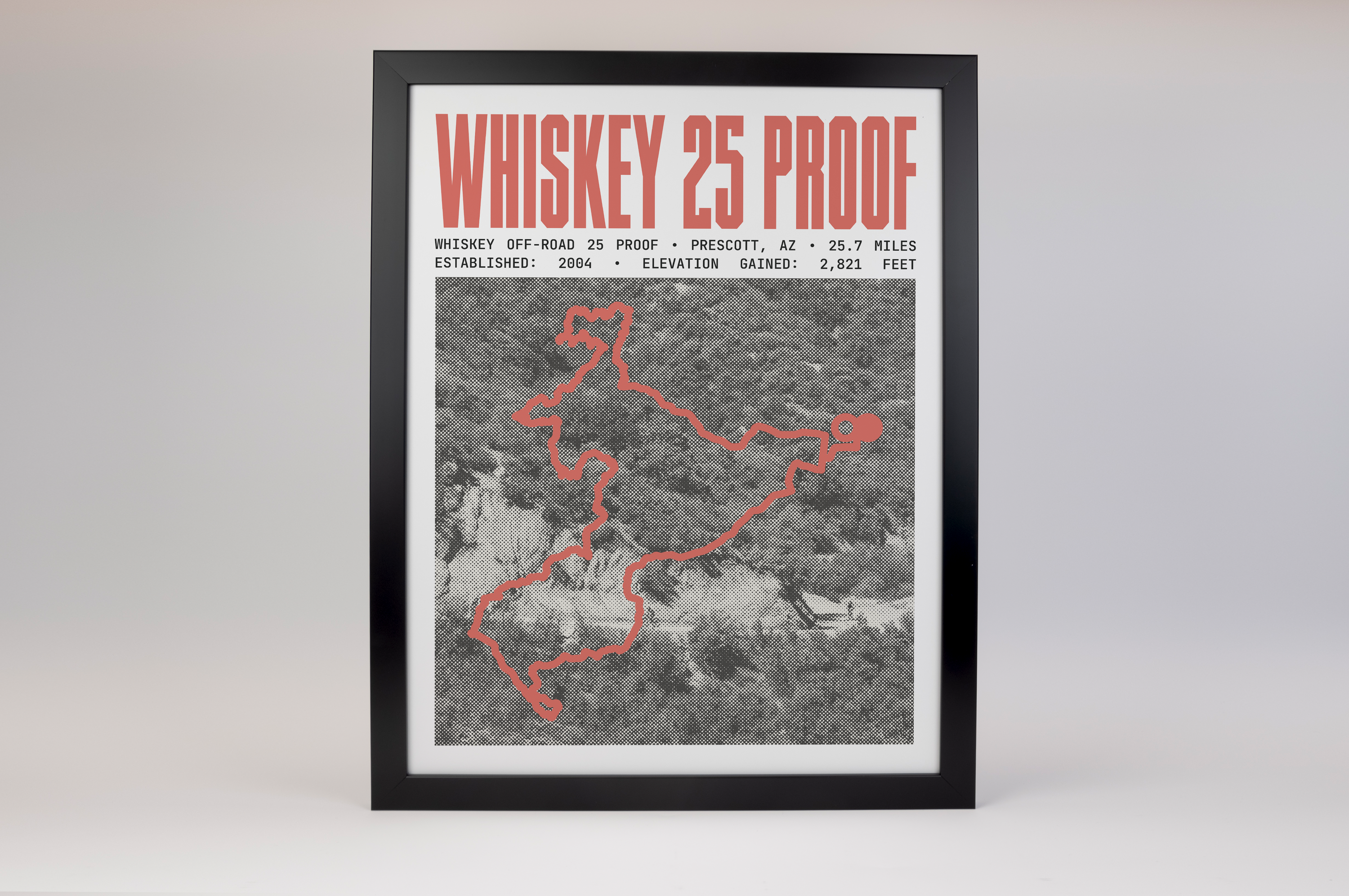 Whiskey Off-Road 25 Proof Poster