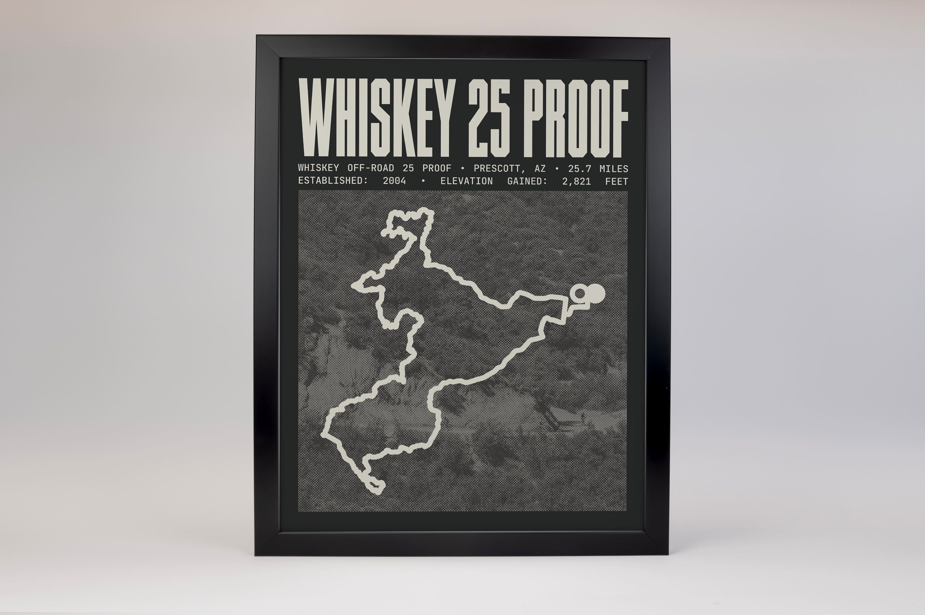 Whiskey Off-Road 25 Proof Poster