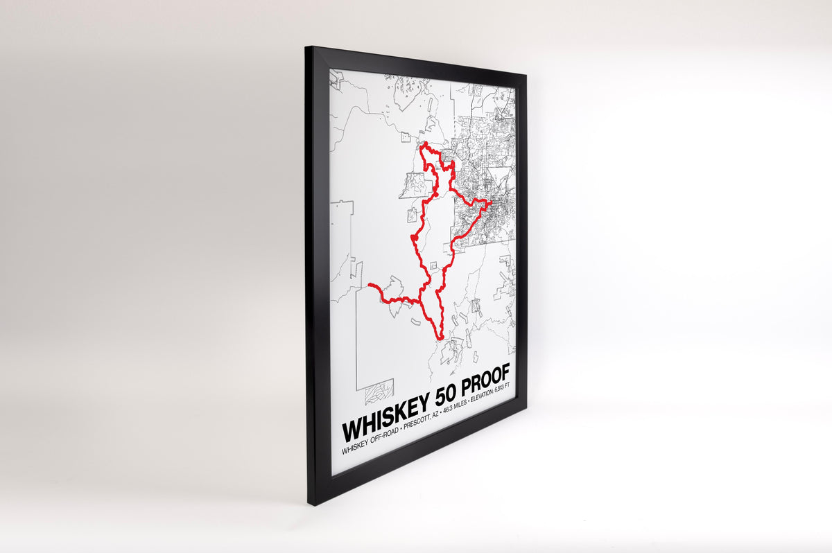 Whiskey Off-Road 50 Proof Poster - Grid Style