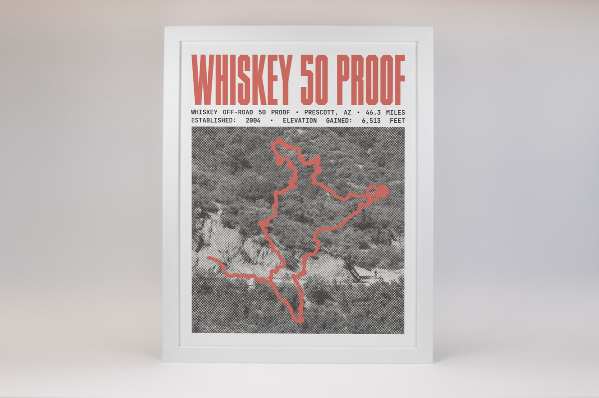 Whiskey Off-Road 50 Proof Poster