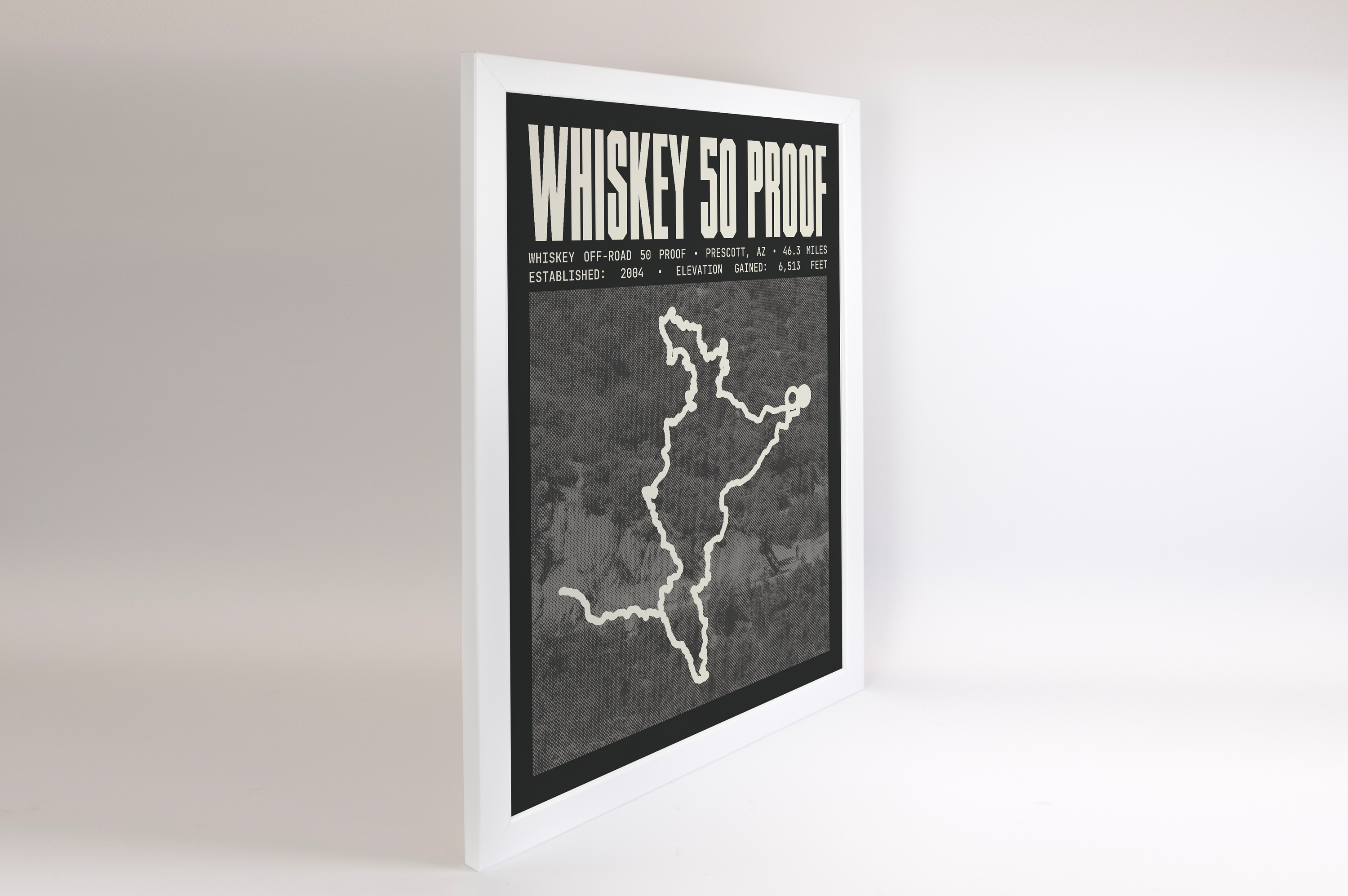 Whiskey Off-Road 50 Proof Poster