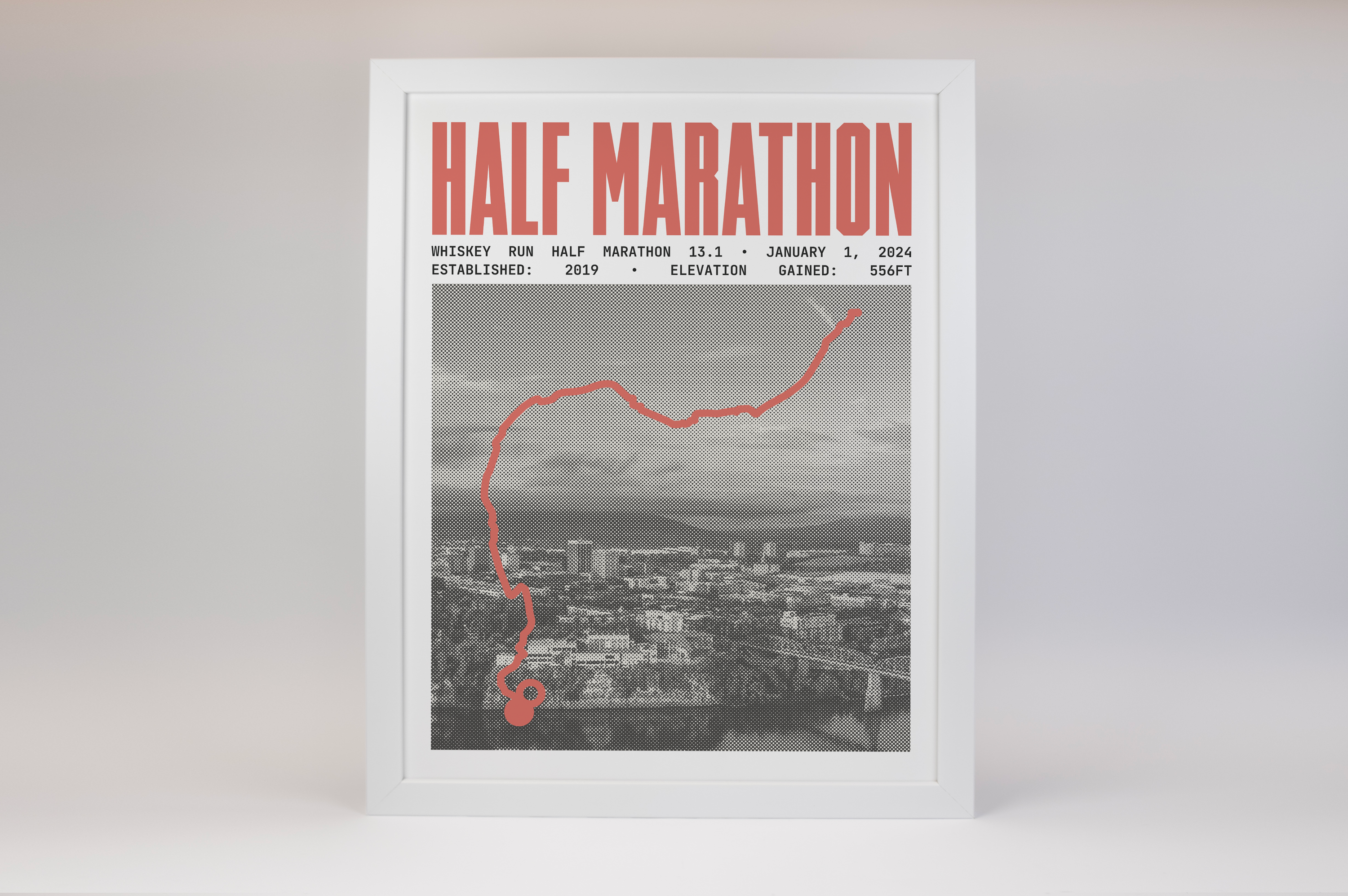 Whiskey Run Half-Marathon Poster