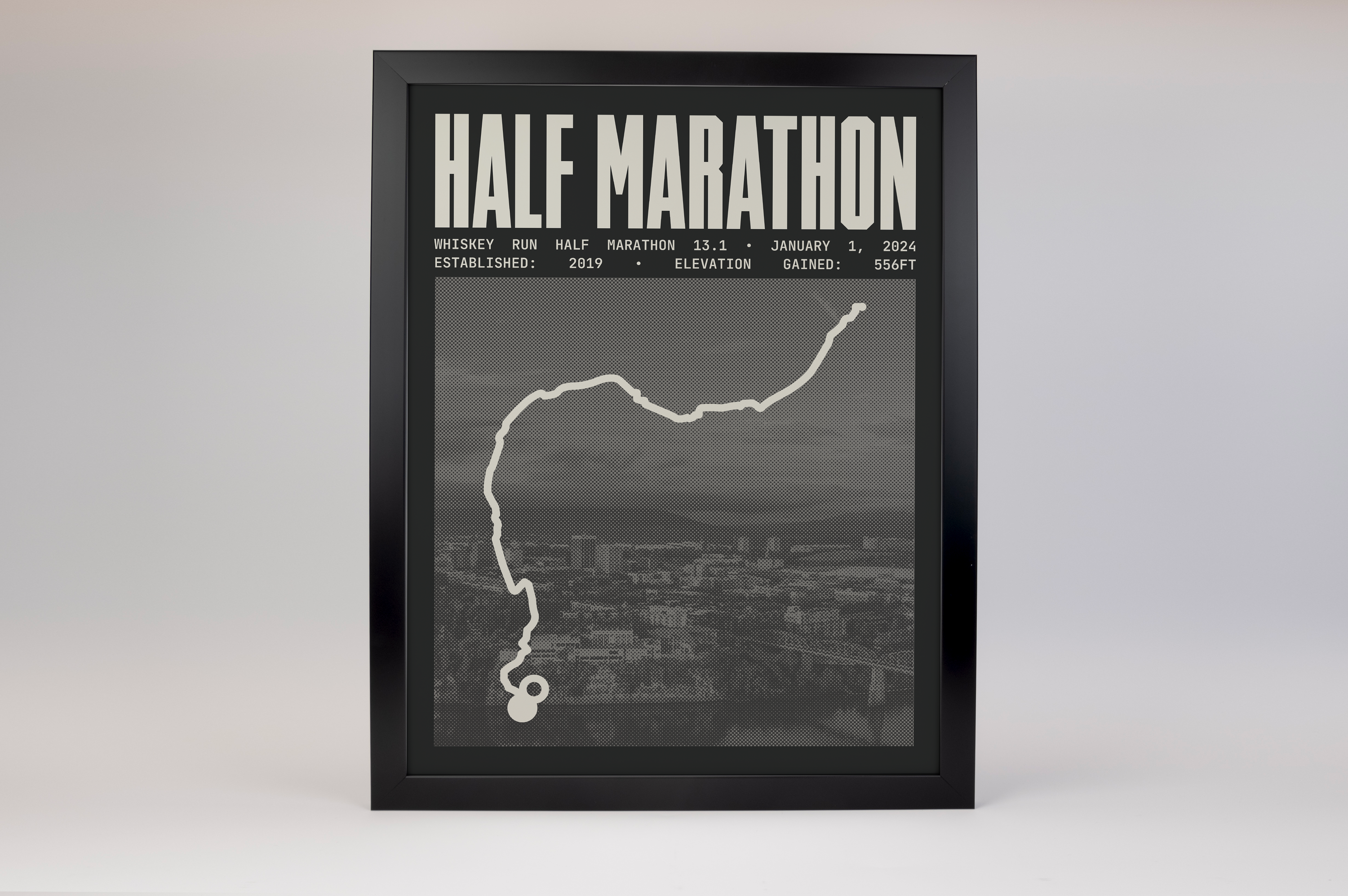 Whiskey Run Half-Marathon Poster