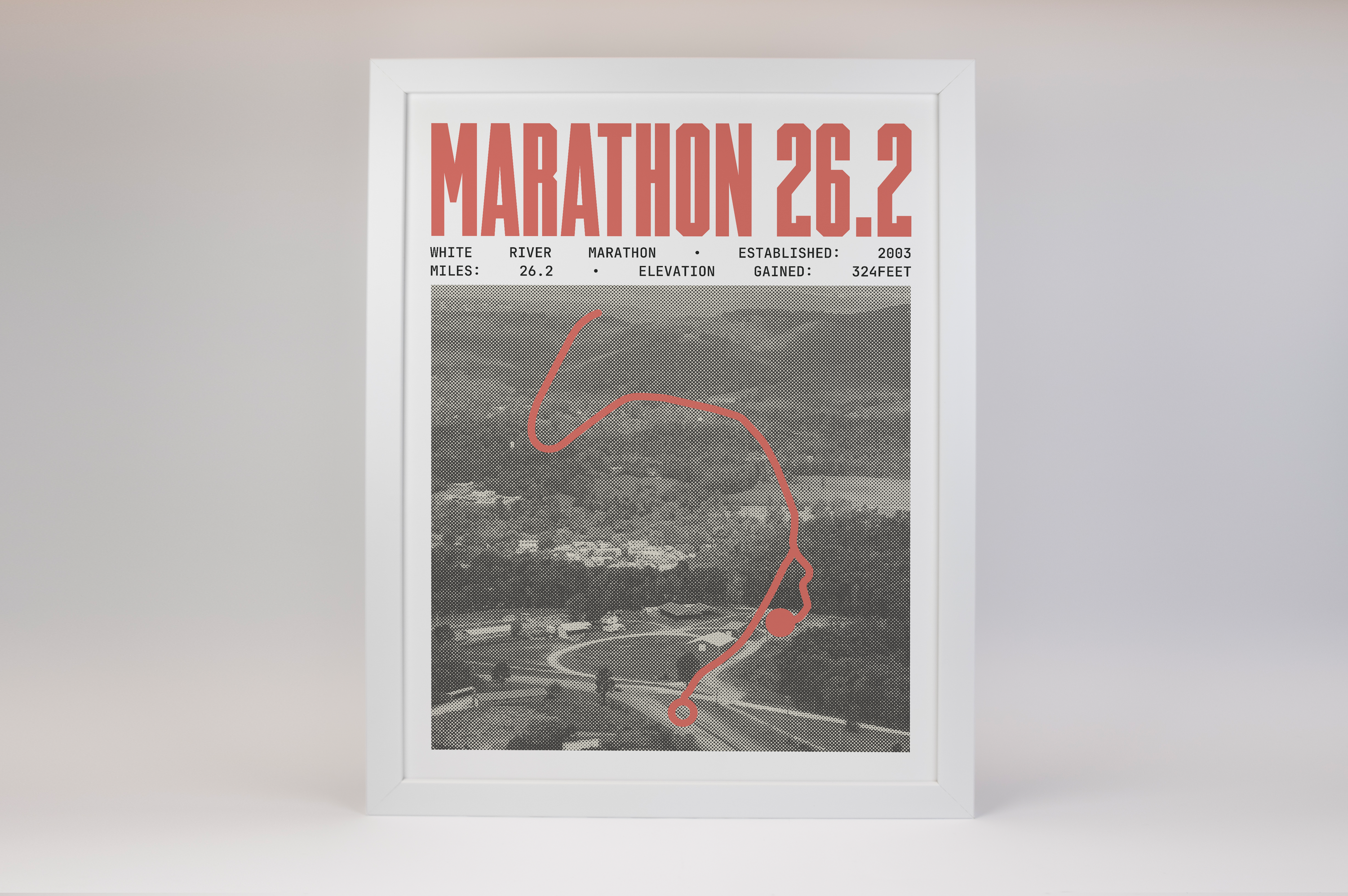 White River Marathon Poster