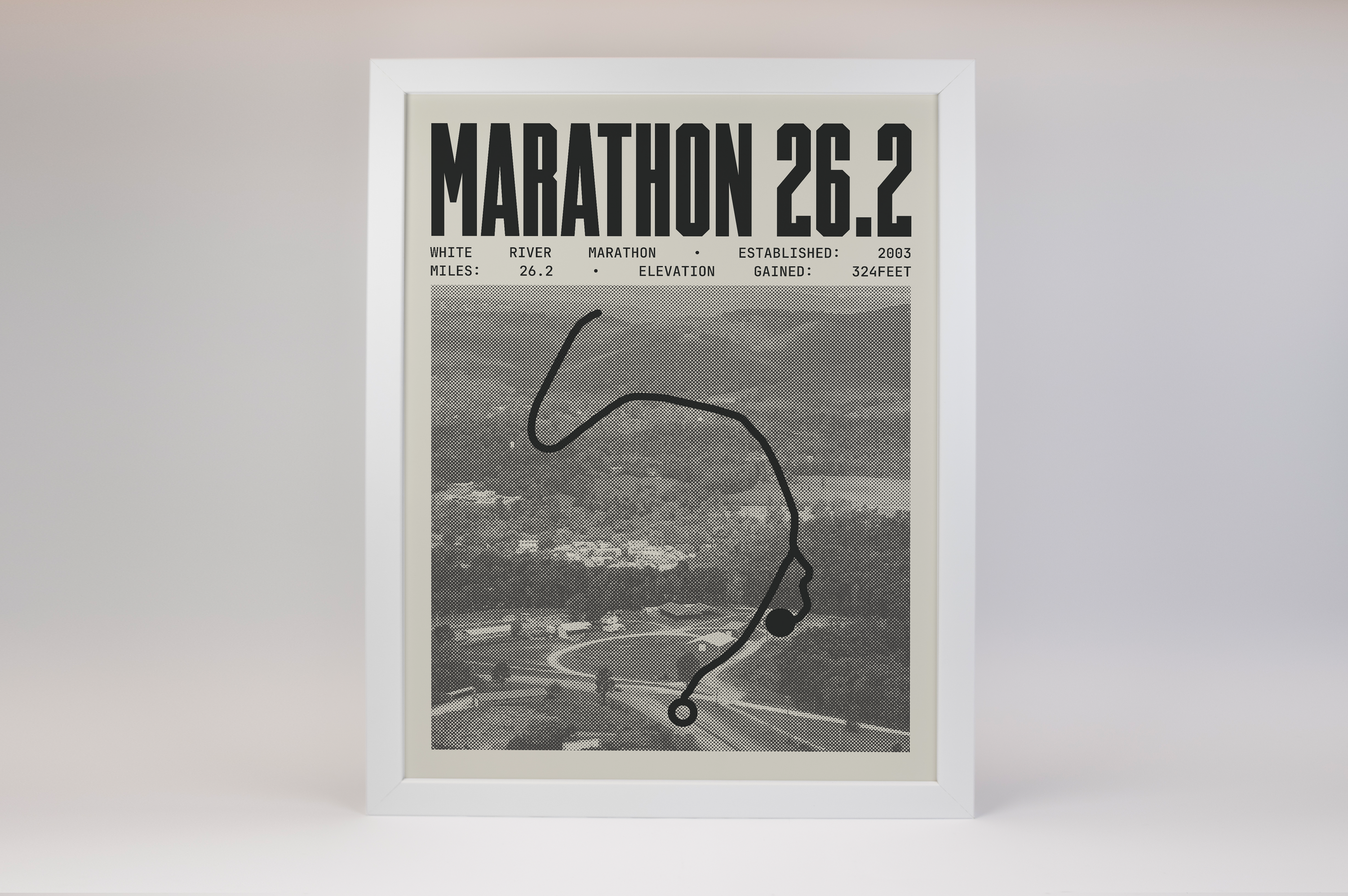 White River Marathon Poster