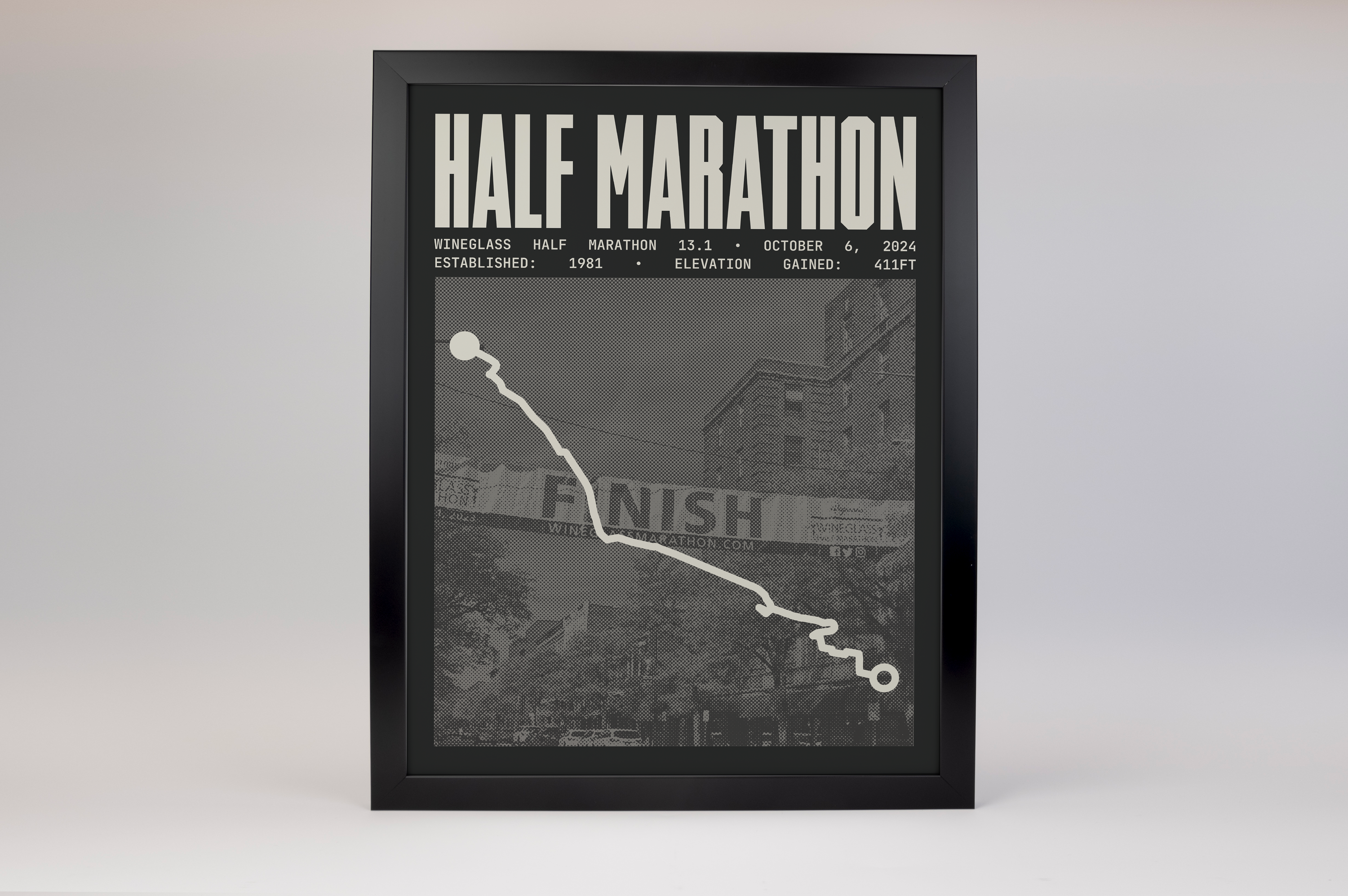 Wineglass Half-Marathon Poster