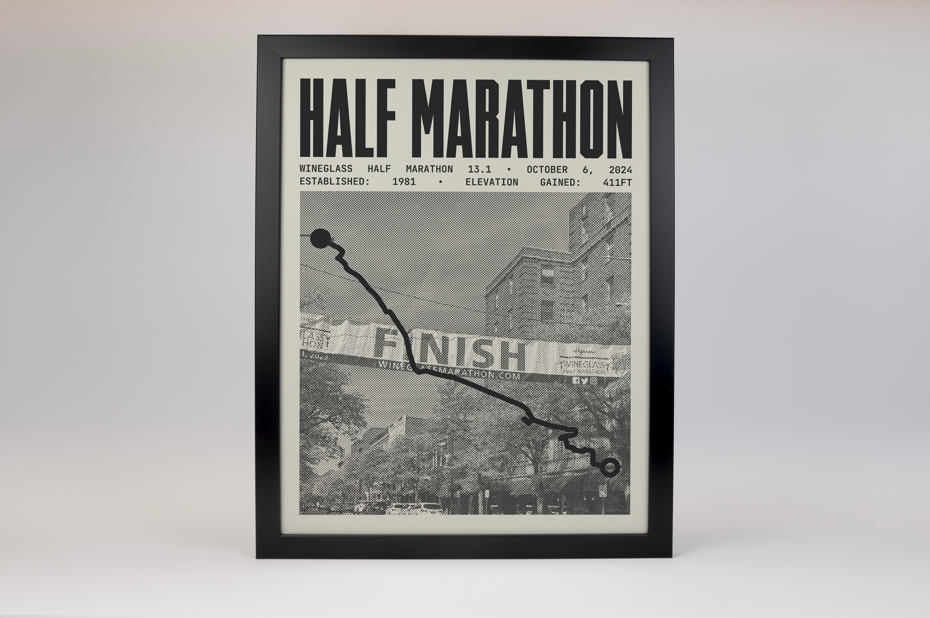 Wineglass Half-Marathon Poster