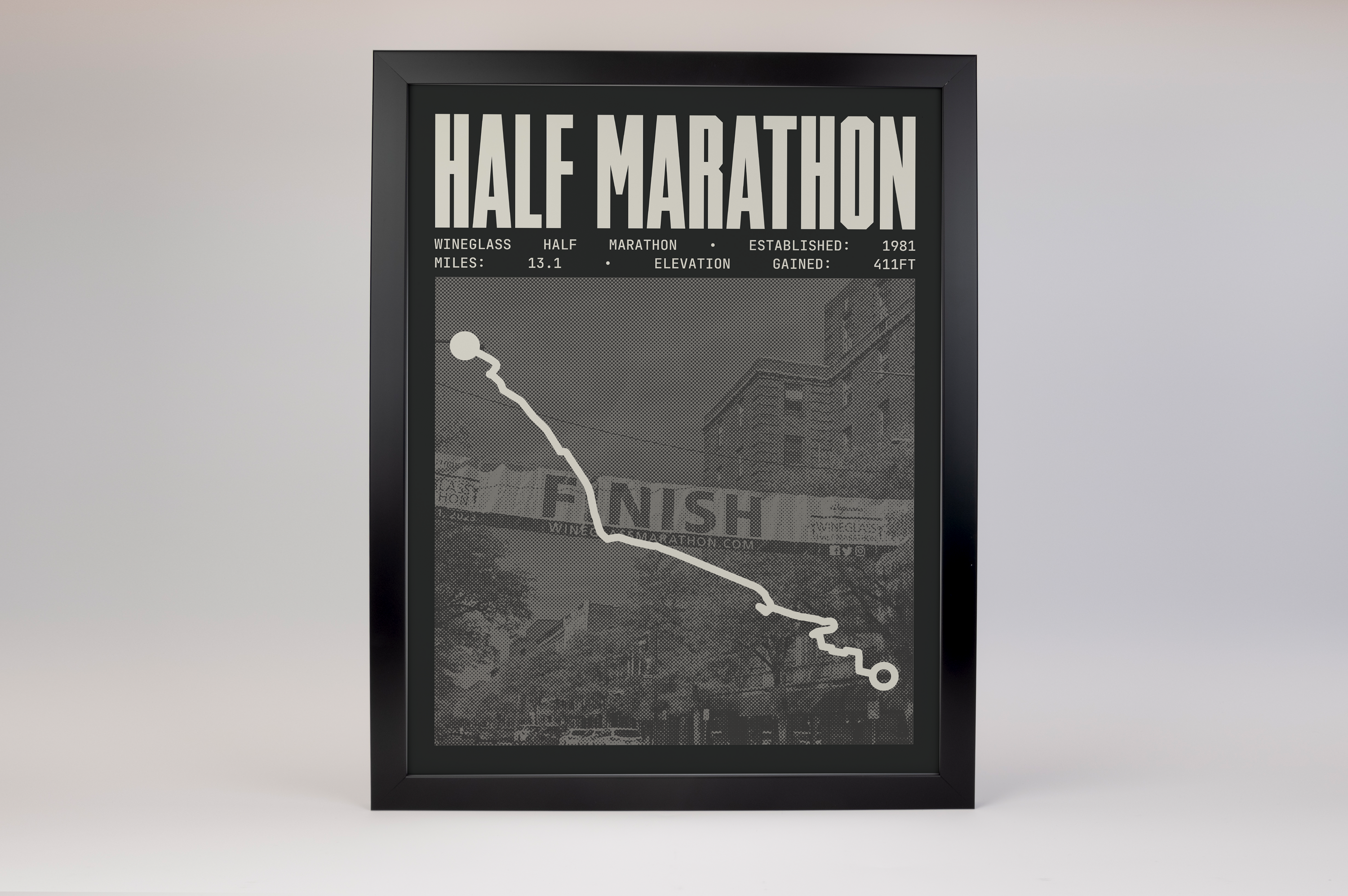 Wineglass Half-Marathon Poster