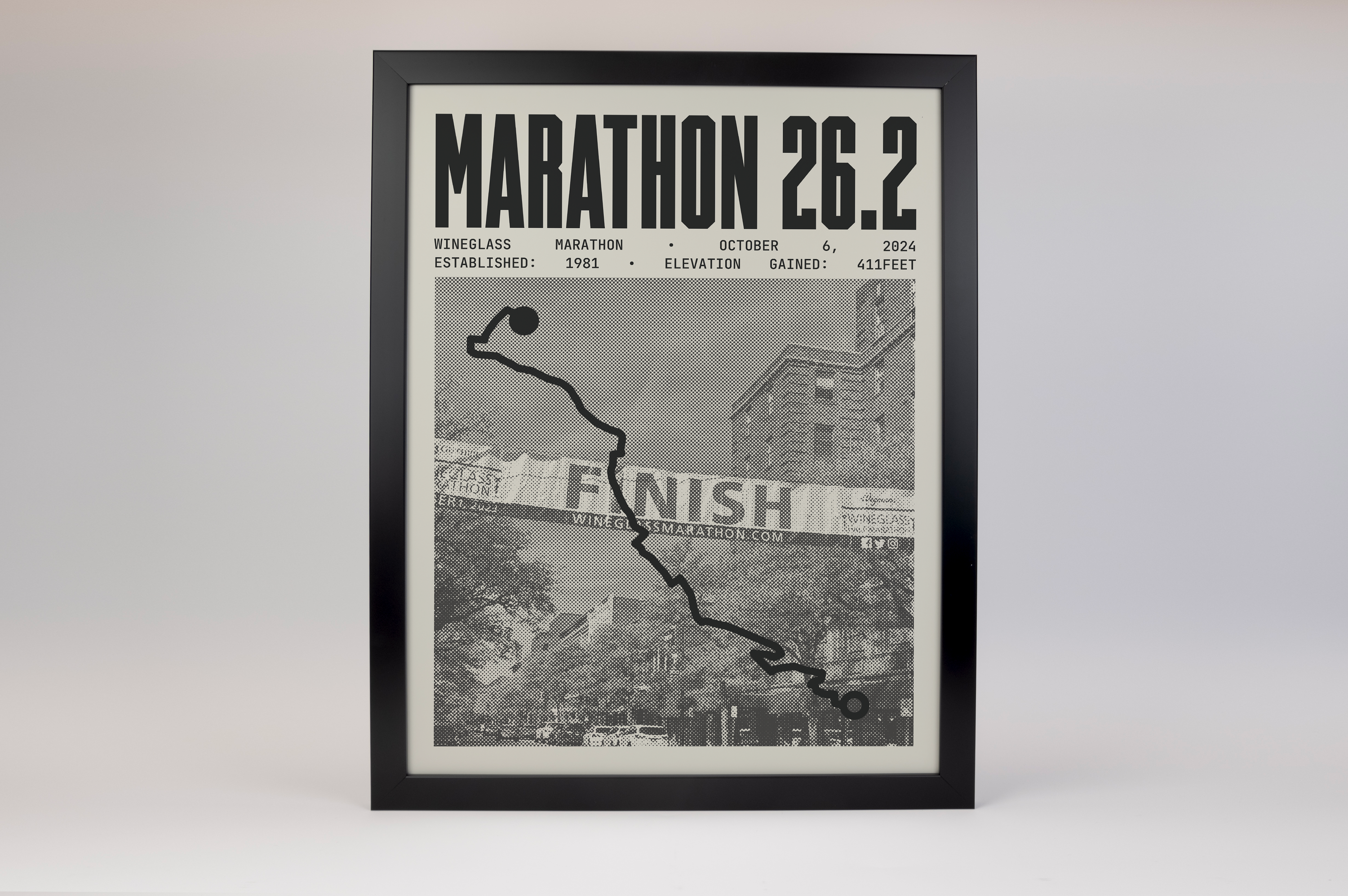 Wineglass Marathon Poster