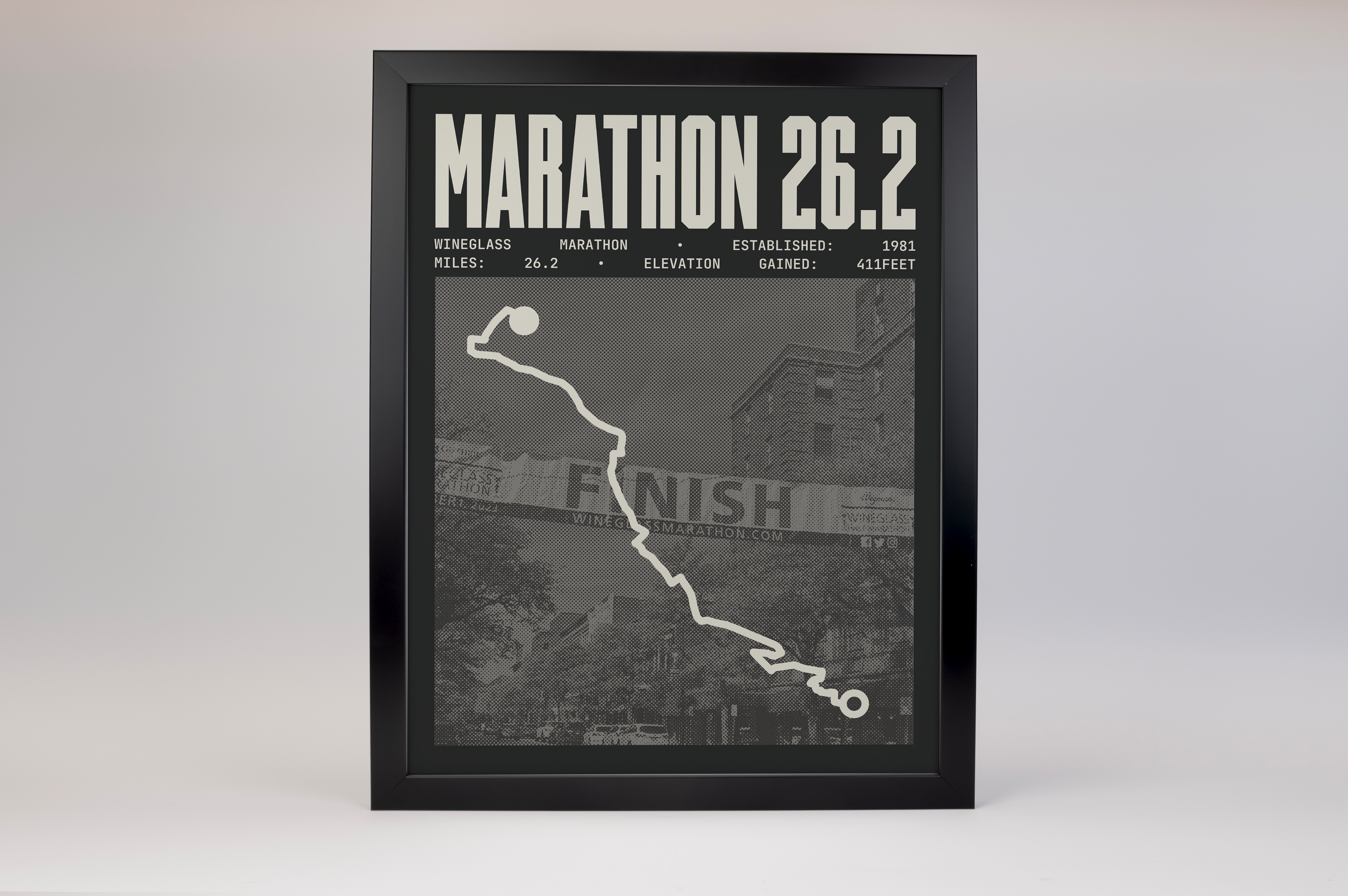 Wineglass Marathon Poster