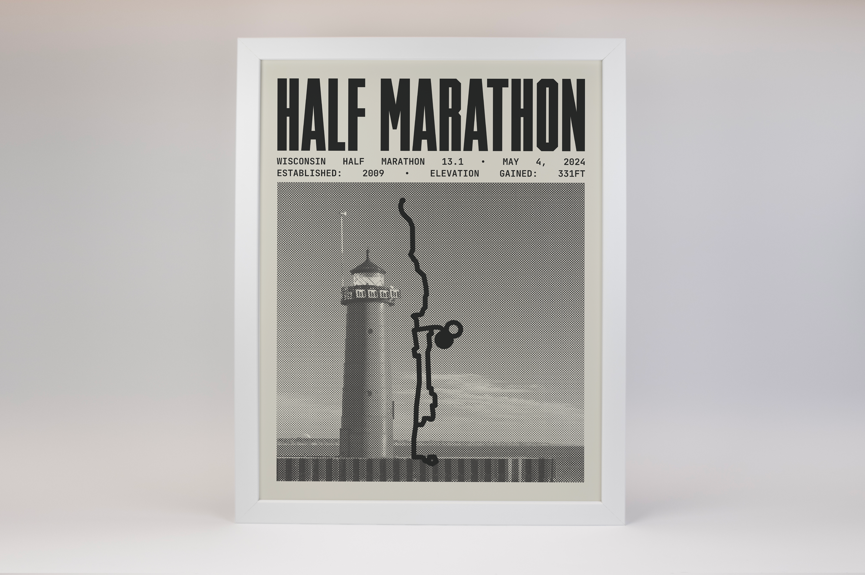 Wisconsin Half-Marathon Poster