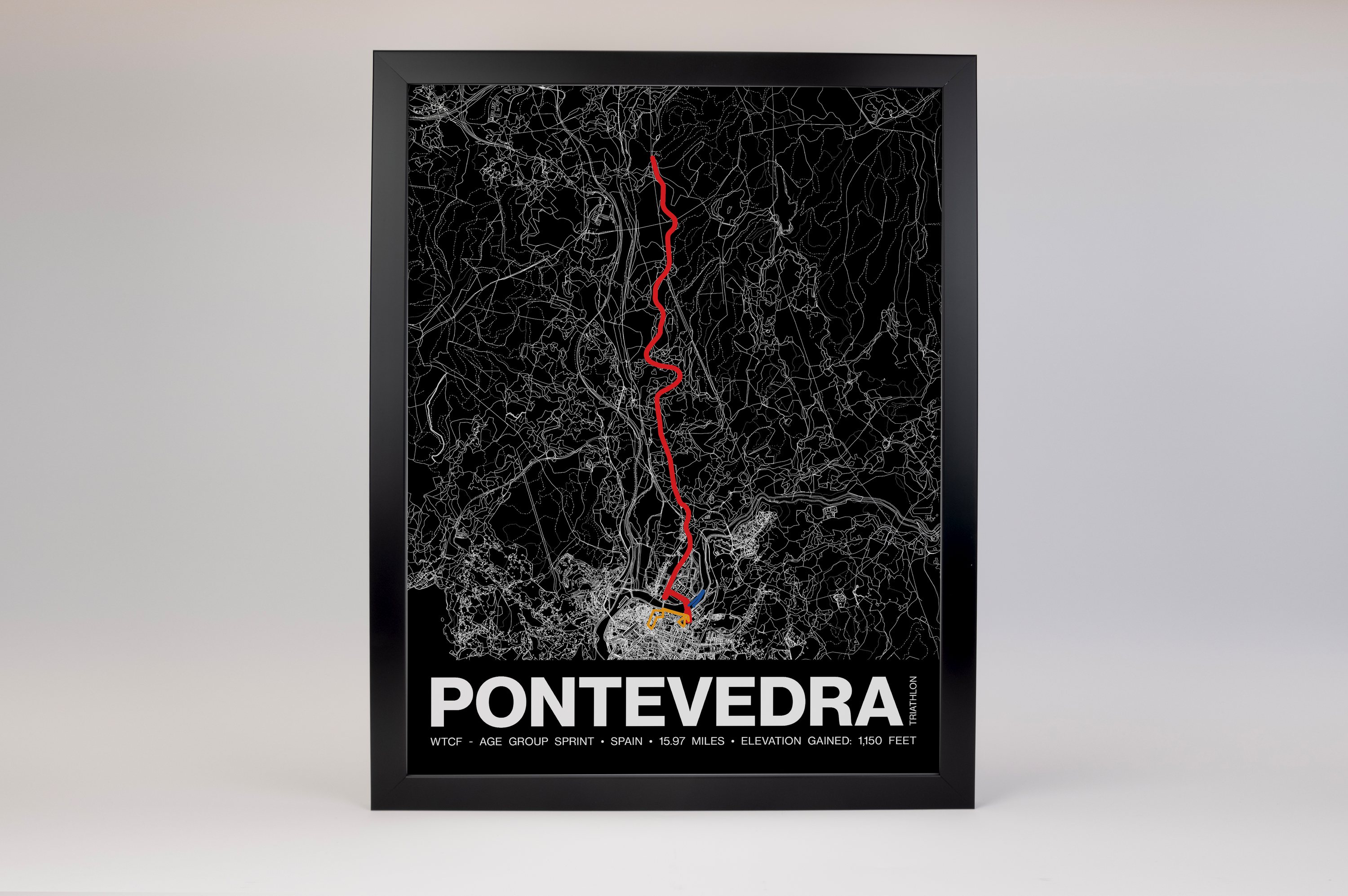 World Triathlon Championship Finals Sprint Poster - Grid Style