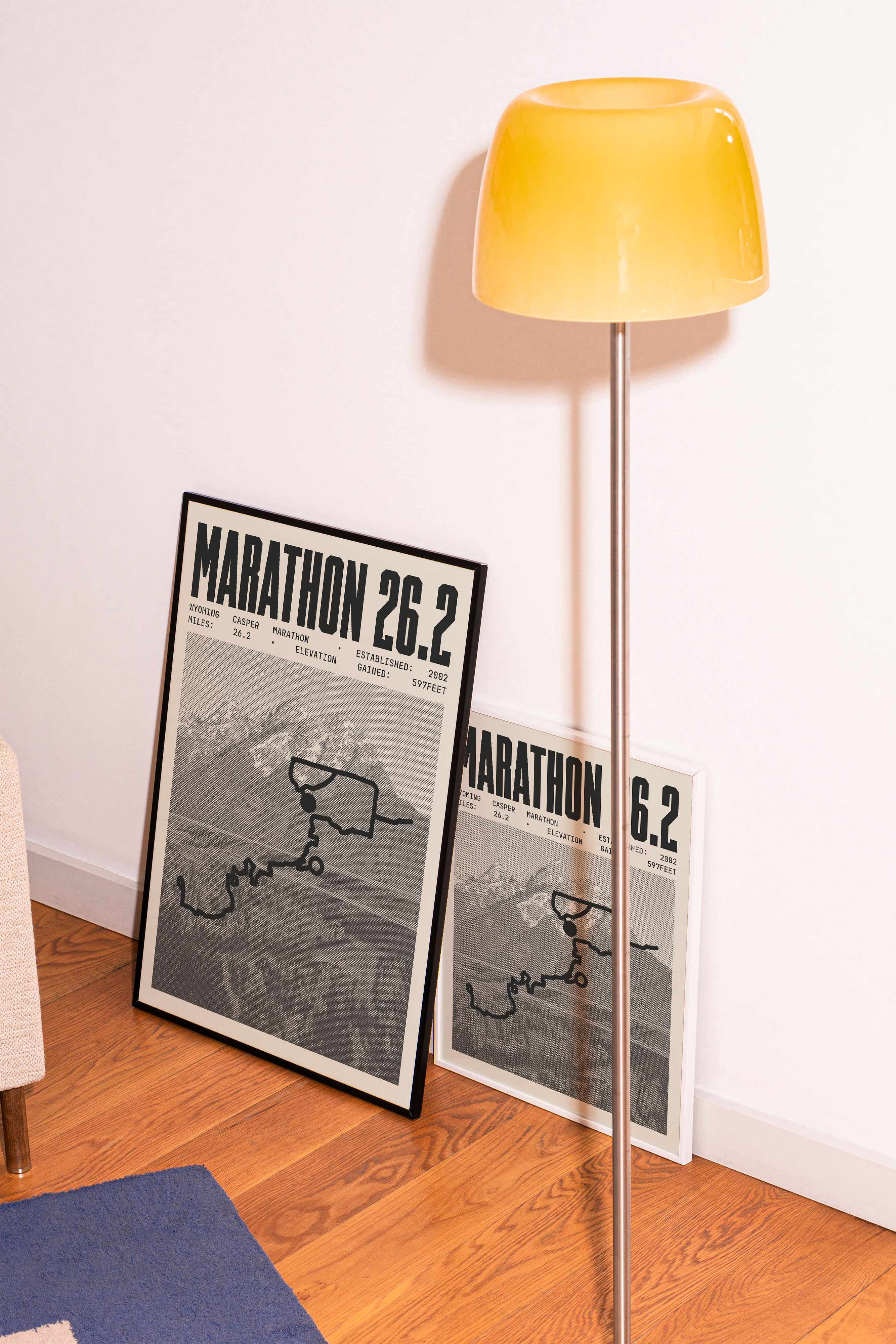 Wyoming Casper Marathon Poster